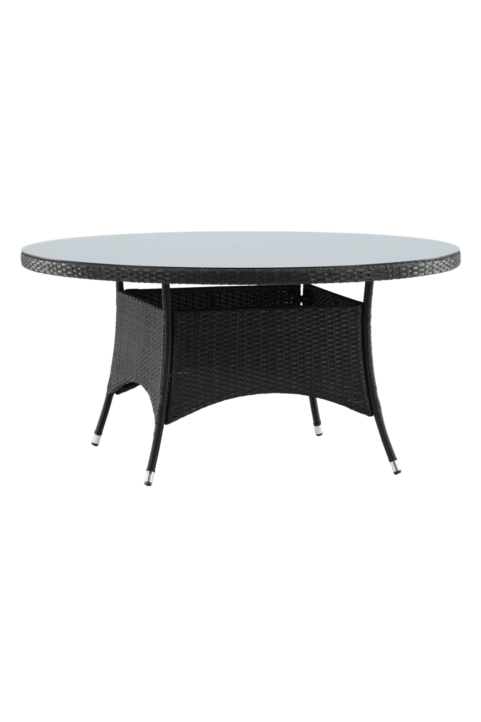 Volta Gartentisch rund in Schwarz präsentiert im Onlineshop von KAQTU Design AG. Gartentisch ist von Venture Home