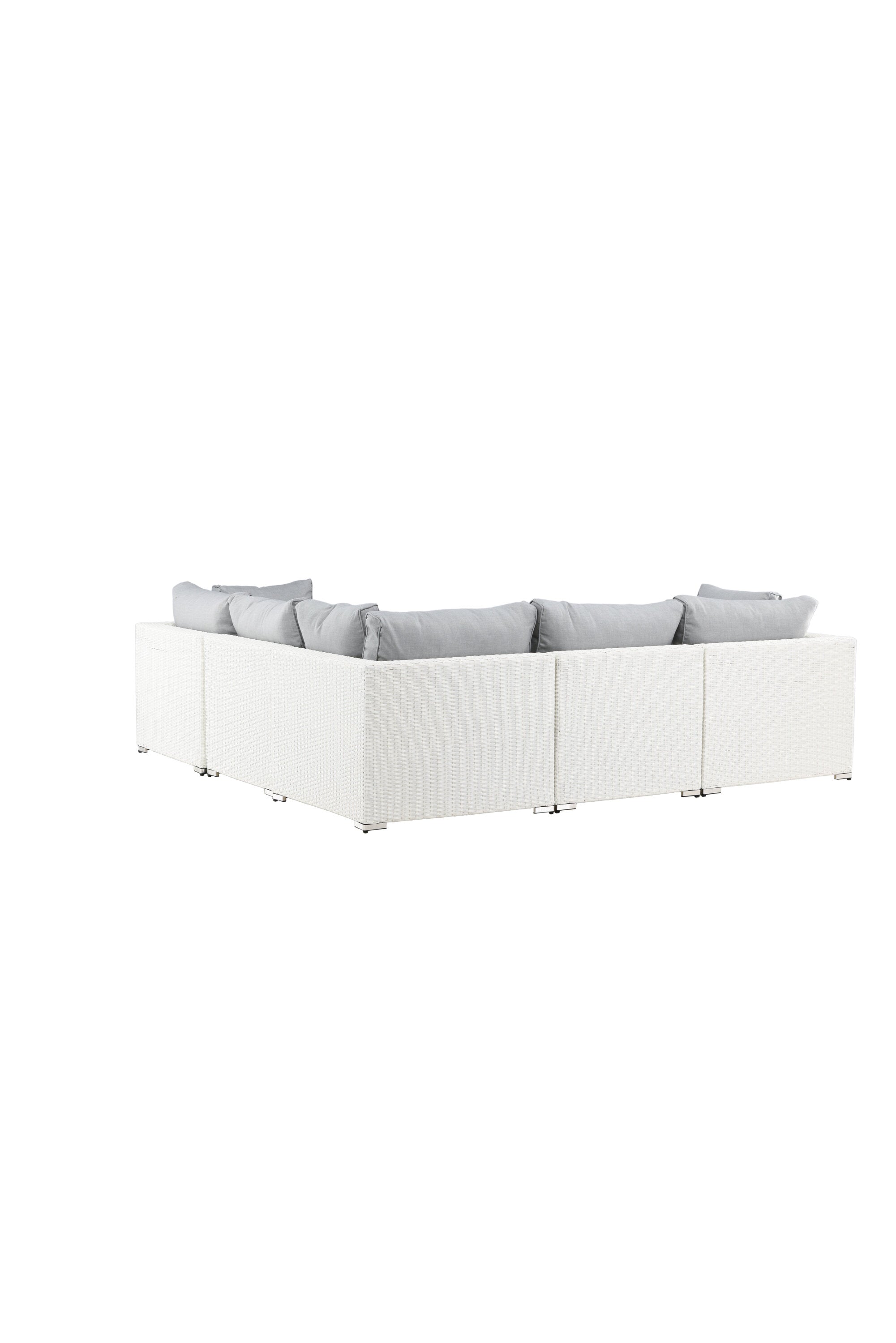 Amazon Ecksofa Outdoorset 110cm in Weiss präsentiert im Onlineshop von KAQTU Design AG. Loungeset ist von Venture Home