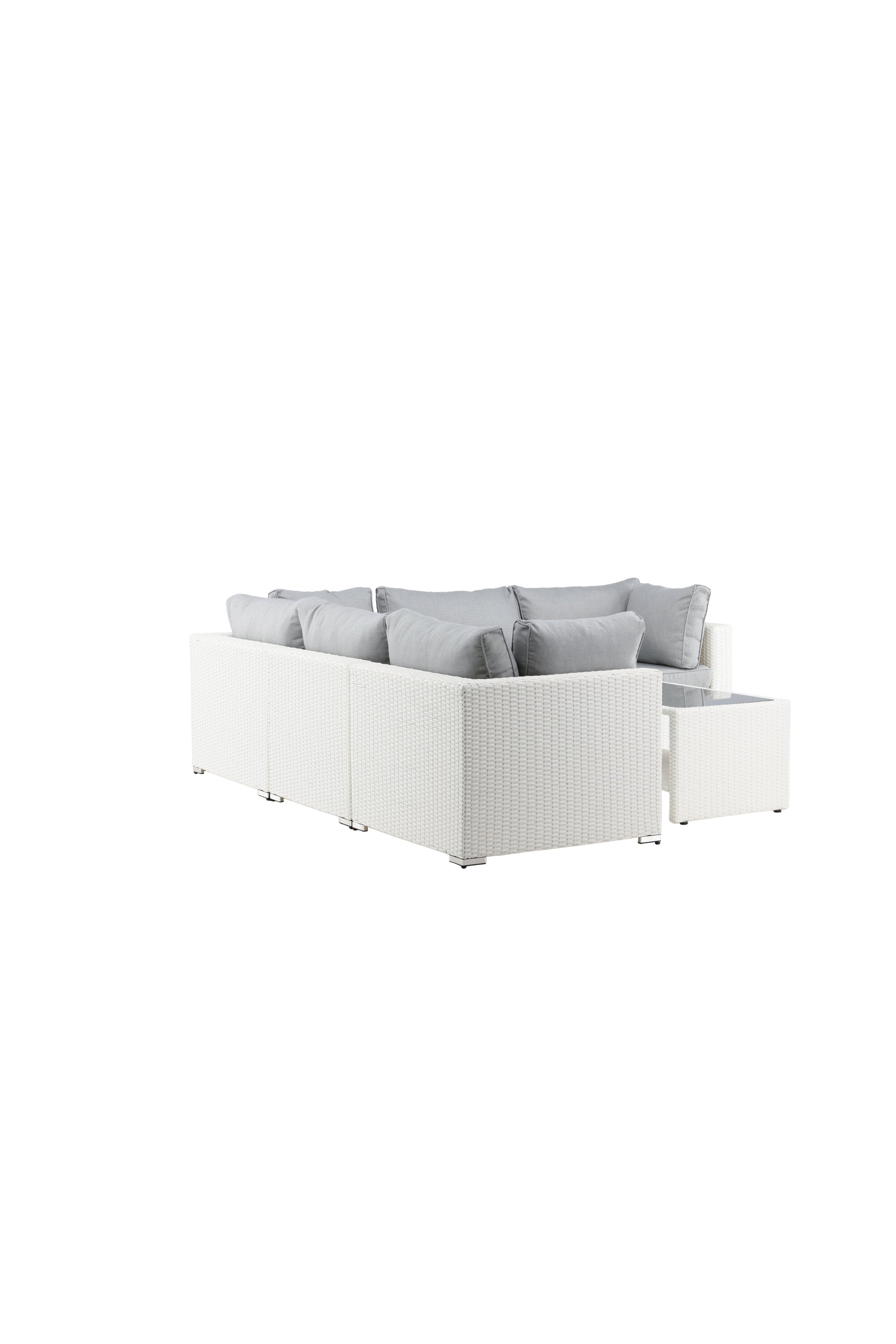 Amazon Ecksofa Outdoorset 110cm in Weiss präsentiert im Onlineshop von KAQTU Design AG. Loungeset ist von Venture Home
