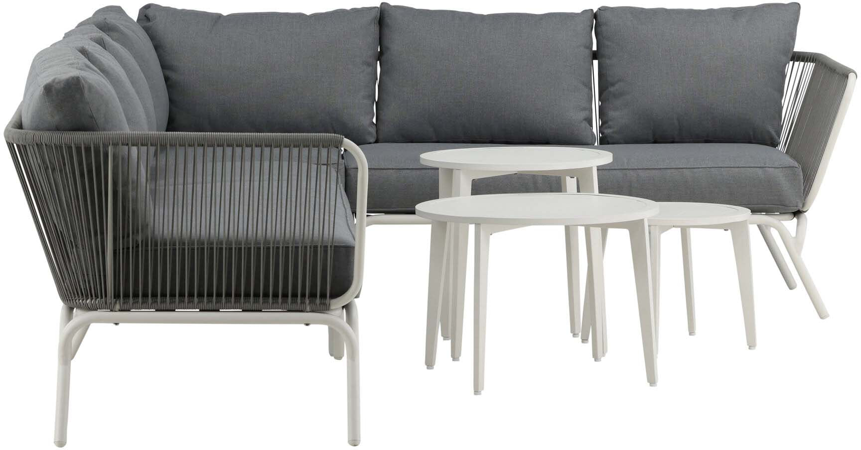 Roxo Ecksofa Outdoorset von Venture Home: Stilvolles Loungeset für bis zu 6 Personen, wetterfest und modern – ideal für Terrasse und Garten!