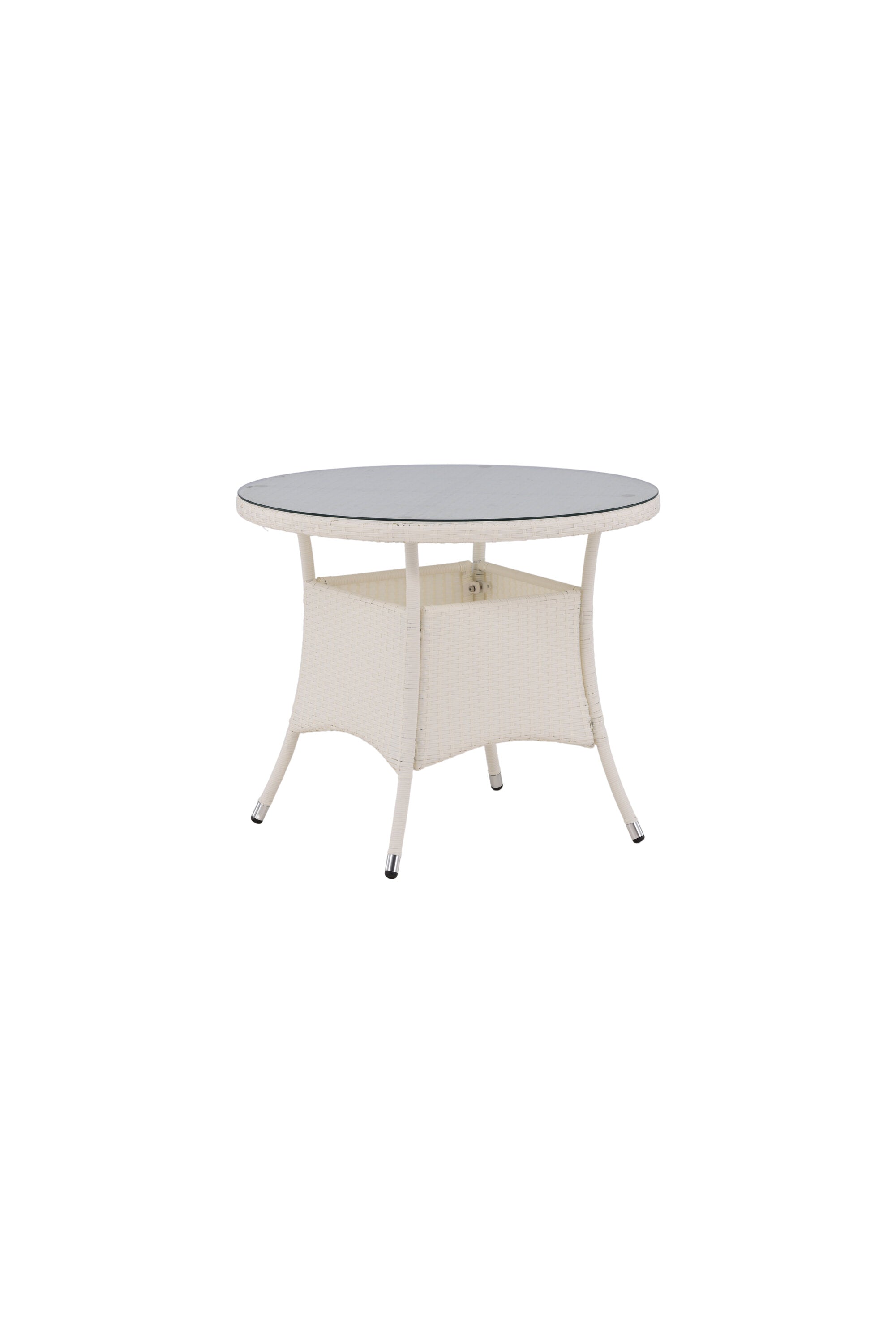 Volta Gartentisch rund in Weiss präsentiert im Onlineshop von KAQTU Design AG. Gartentisch ist von Venture Home