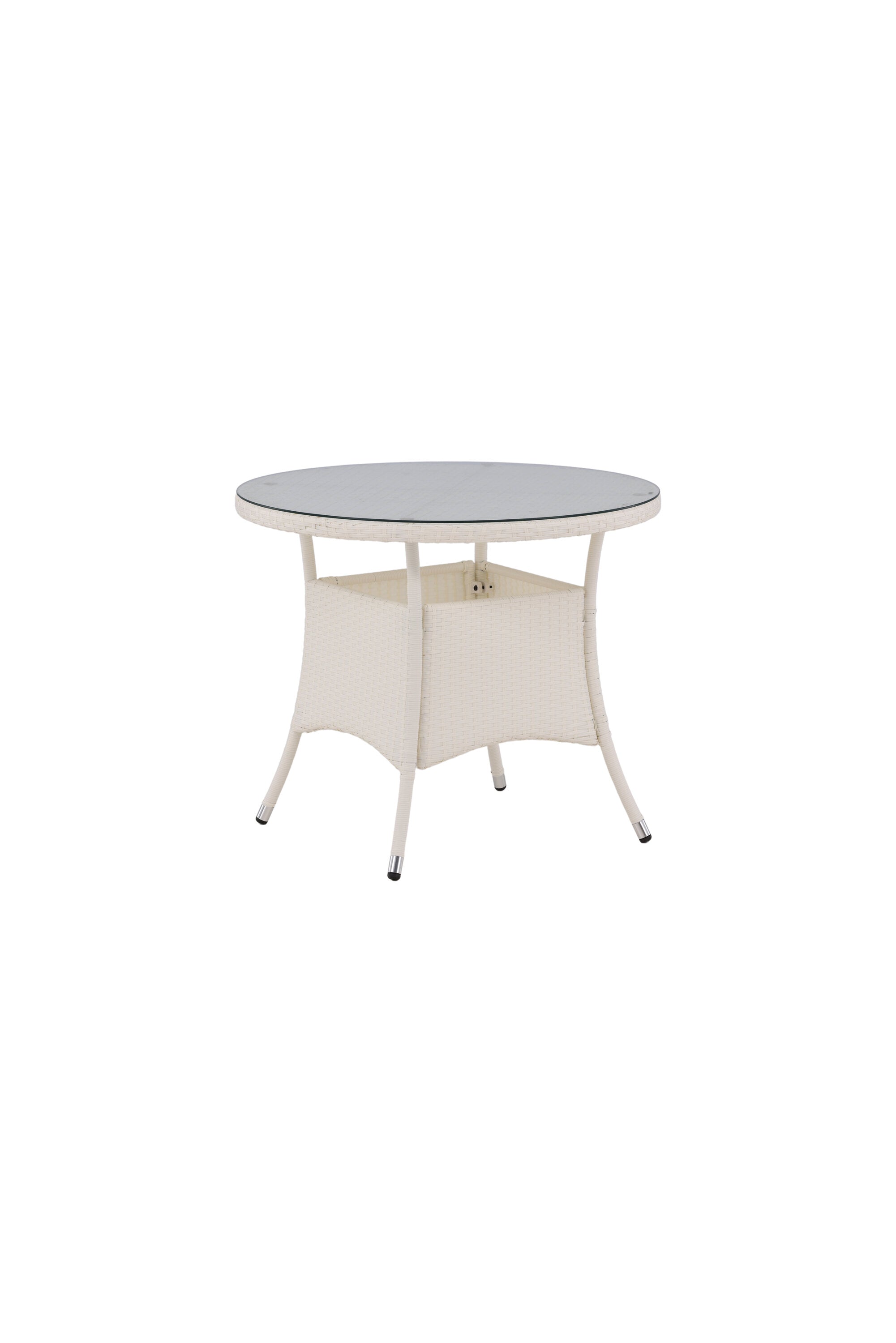Volta Gartentisch rund in Weiss präsentiert im Onlineshop von KAQTU Design AG. Gartentisch ist von Venture Home