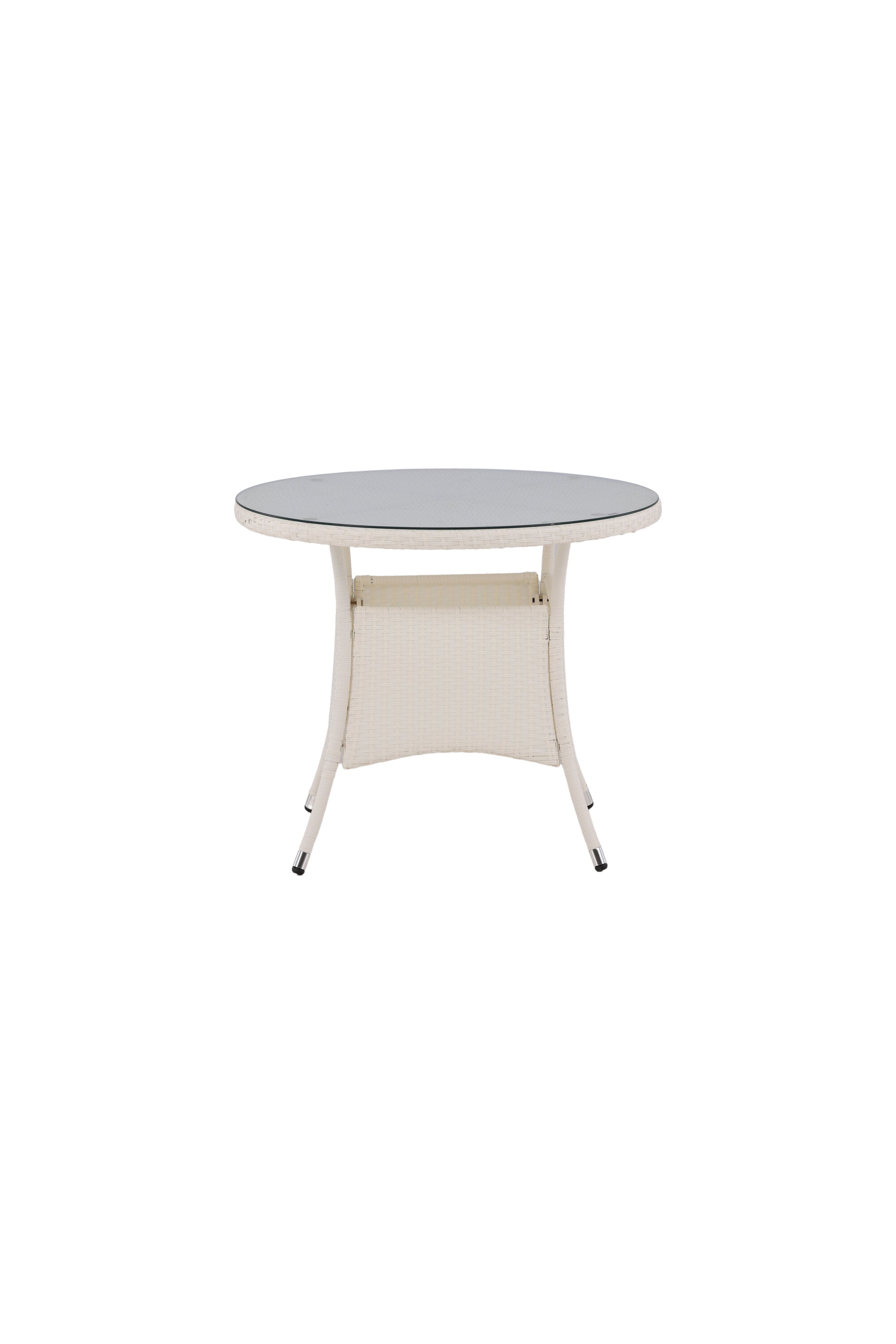 Volta Gartentisch rund in Weiss präsentiert im Onlineshop von KAQTU Design AG. Gartentisch ist von Venture Home