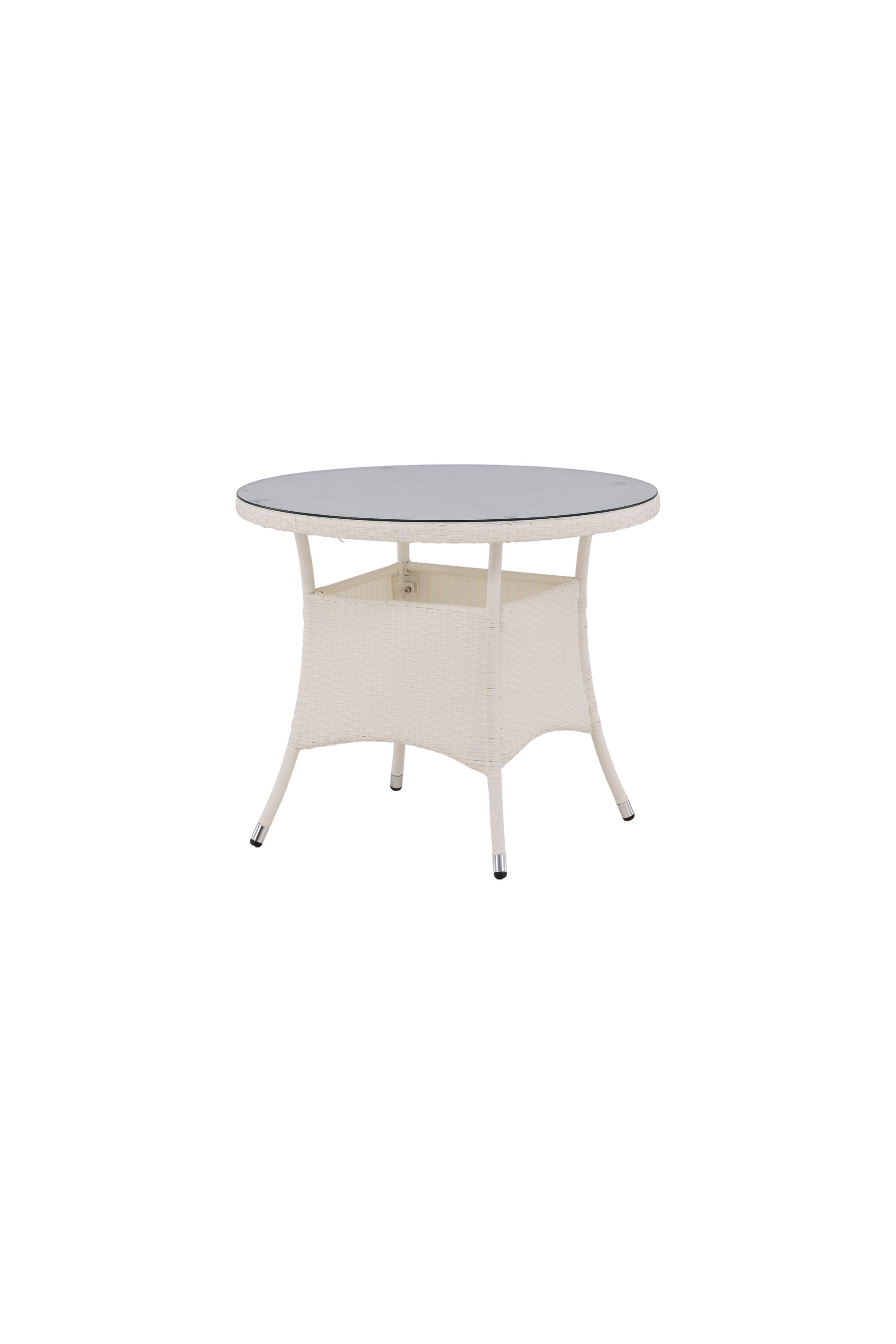Volta Gartentisch rund in Weiss präsentiert im Onlineshop von KAQTU Design AG. Gartentisch ist von Venture Home