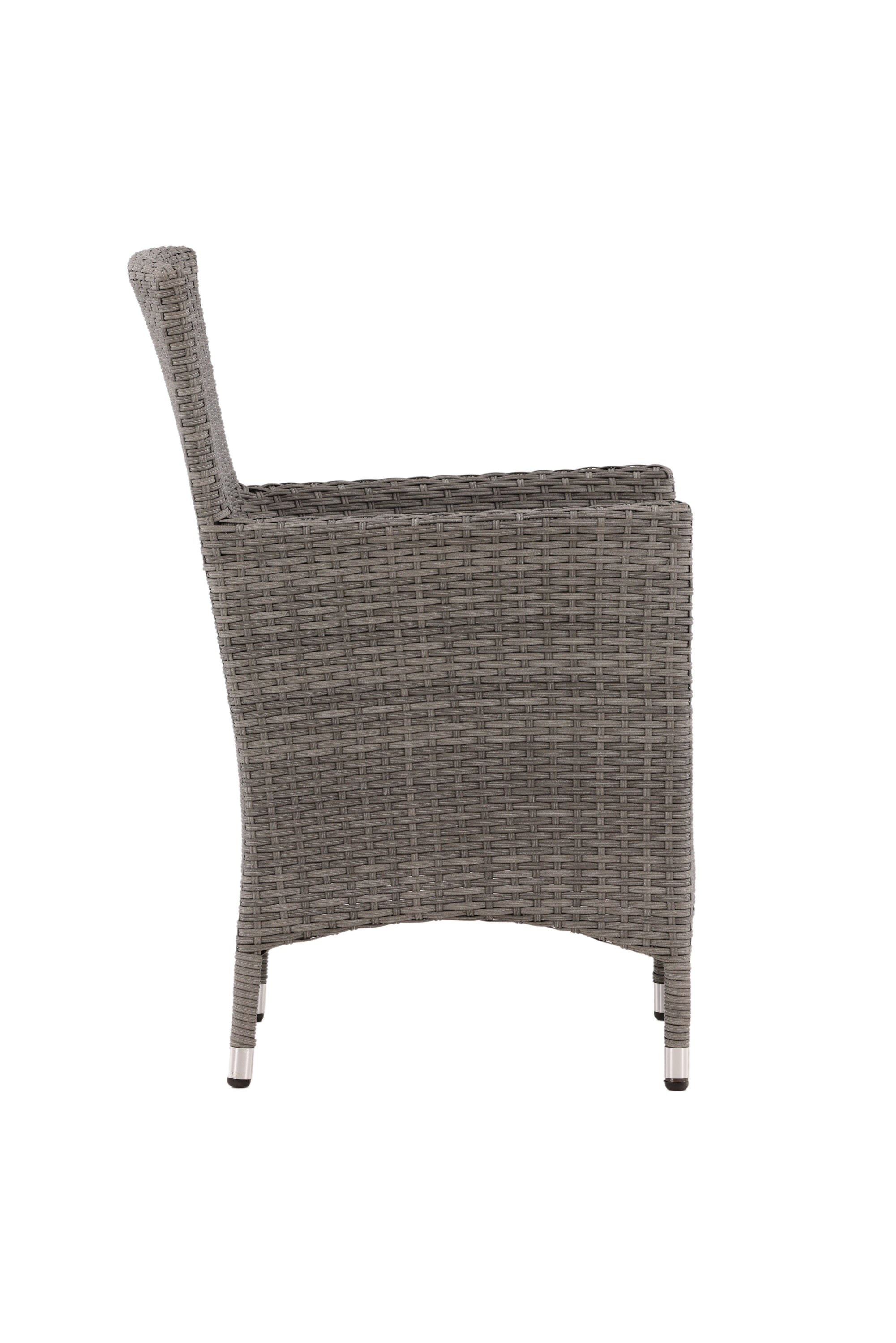 Malin Gartenstuhl in Grau präsentiert im Onlineshop von KAQTU Design AG. Gartenstuhl mit Armlehnen ist von Venture Home