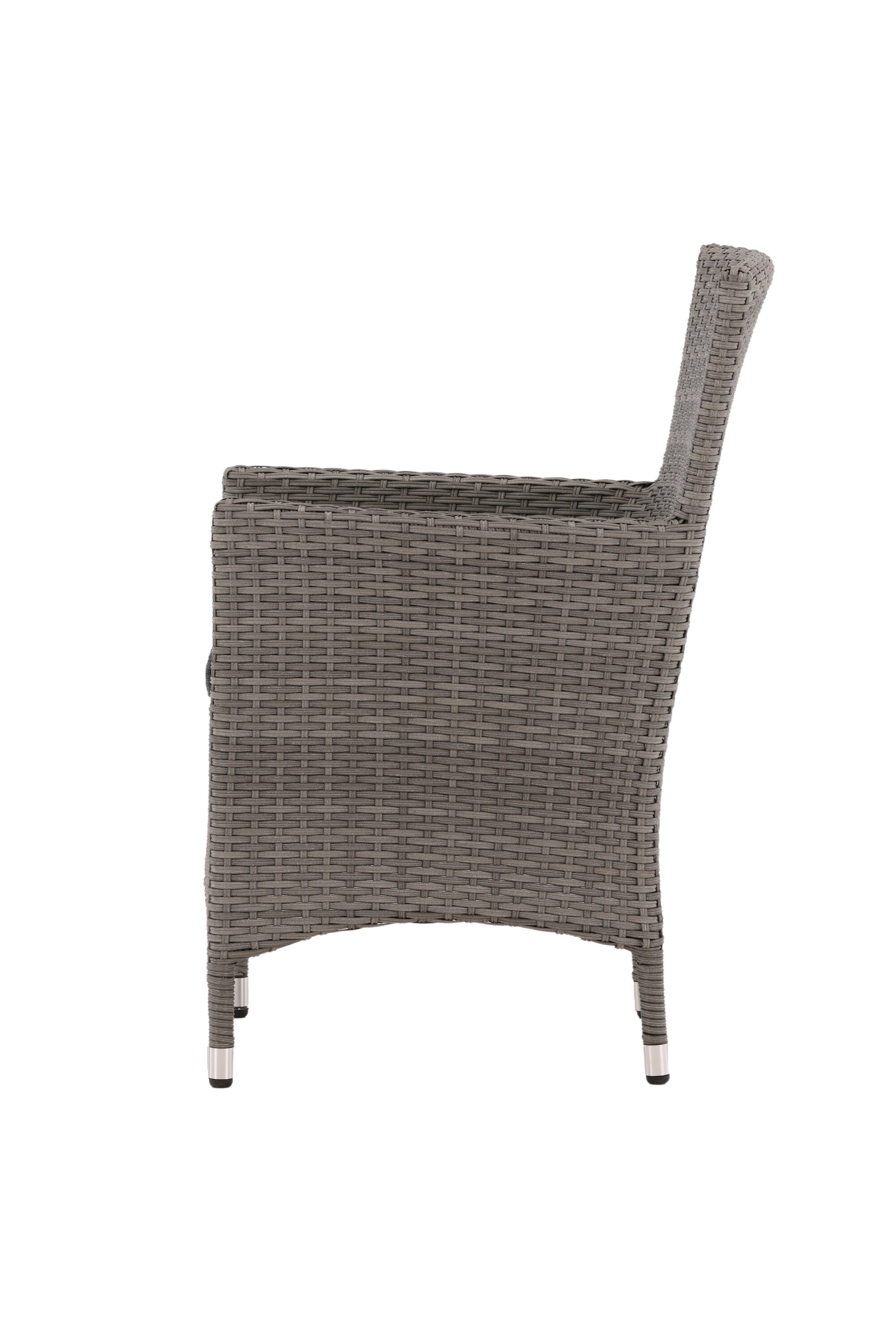 Malin Gartenstuhl in Grau präsentiert im Onlineshop von KAQTU Design AG. Gartenstuhl mit Armlehnen ist von Venture Home