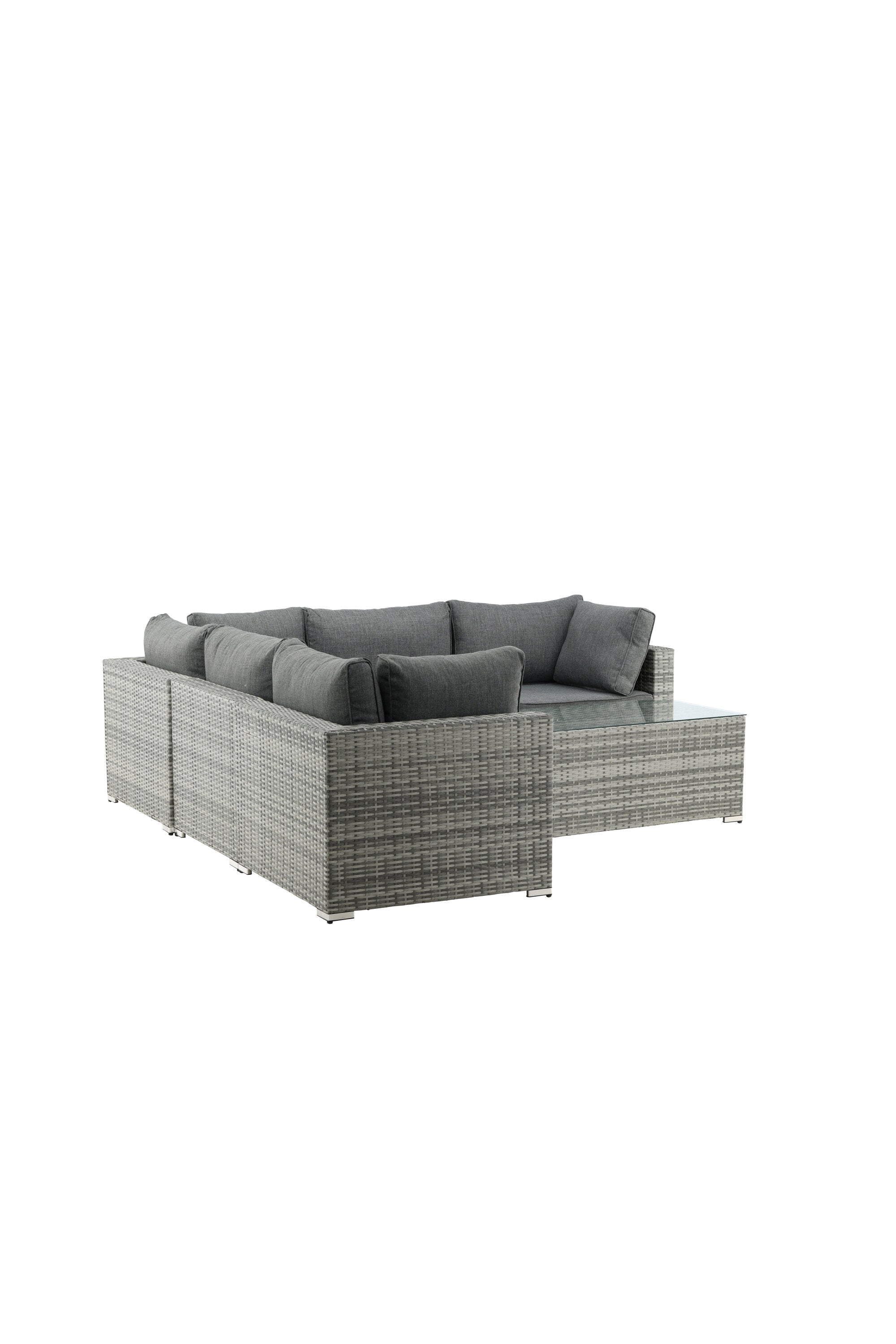 Amazon Ecksofa Outdoorset 110cm in Grau/Grau präsentiert im Onlineshop von KAQTU Design AG. Loungeset ist von Venture Home