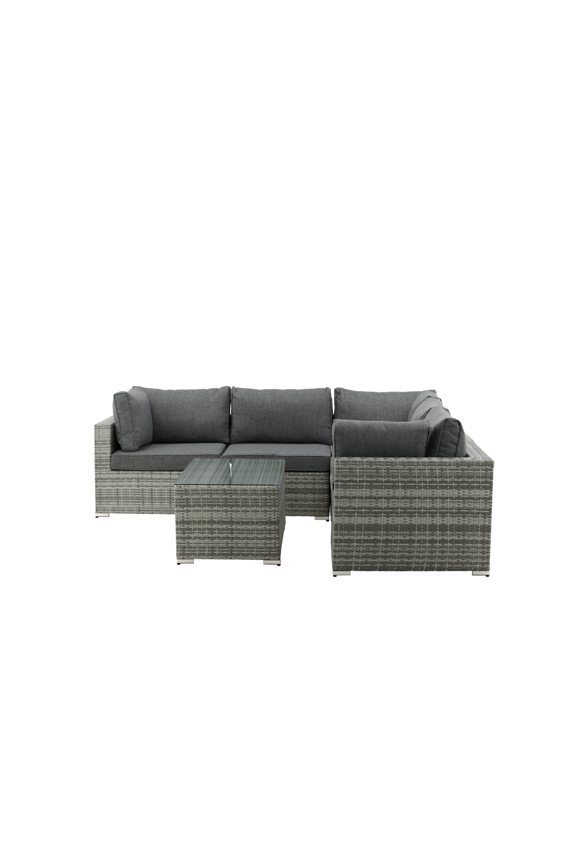 Amazon Ecksofa Outdoorset 110cm in Grau/Grau präsentiert im Onlineshop von KAQTU Design AG. Loungeset ist von Venture Home