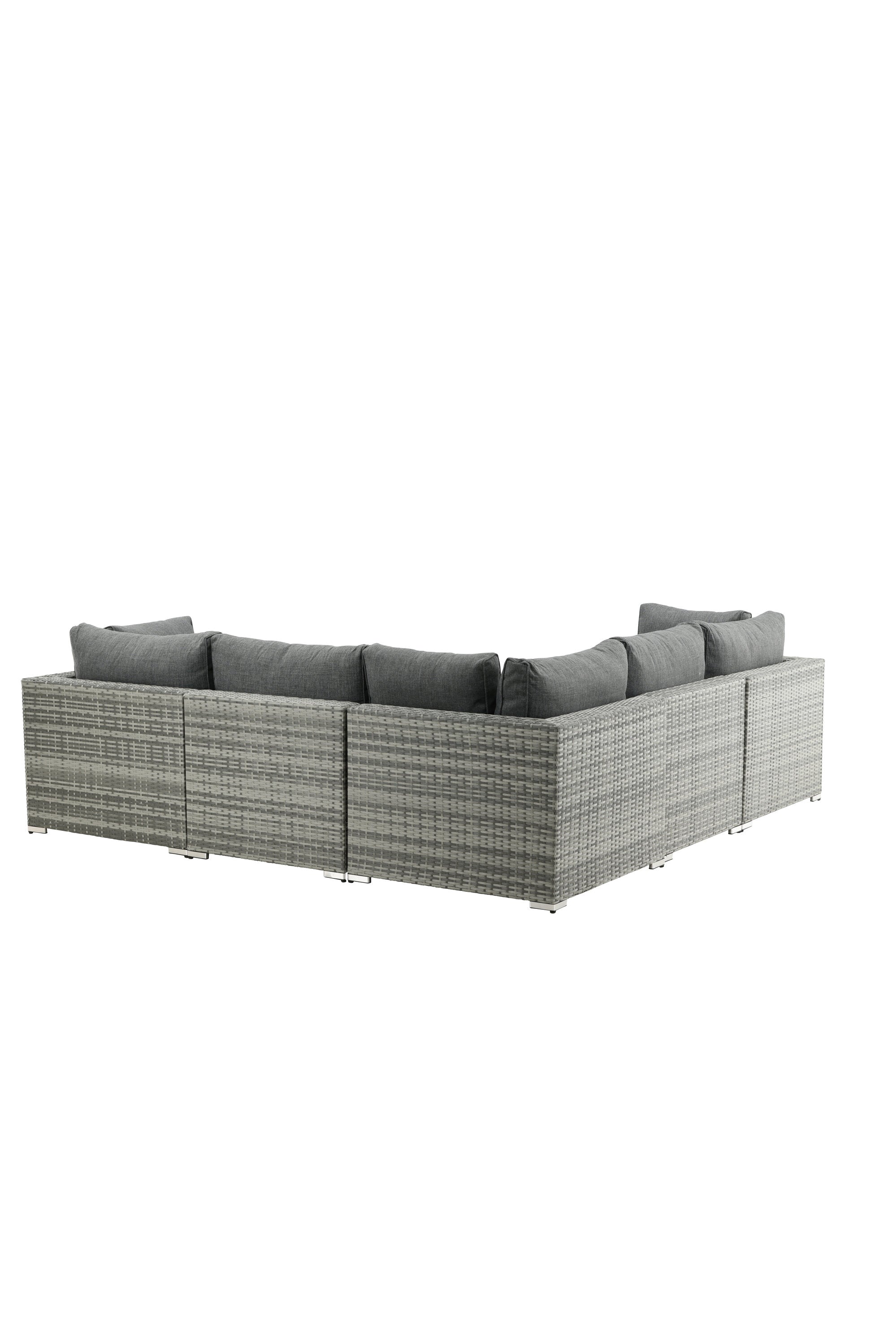 Amazon Ecksofa Outdoorset 110cm in Grau/Grau präsentiert im Onlineshop von KAQTU Design AG. Loungeset ist von Venture Home