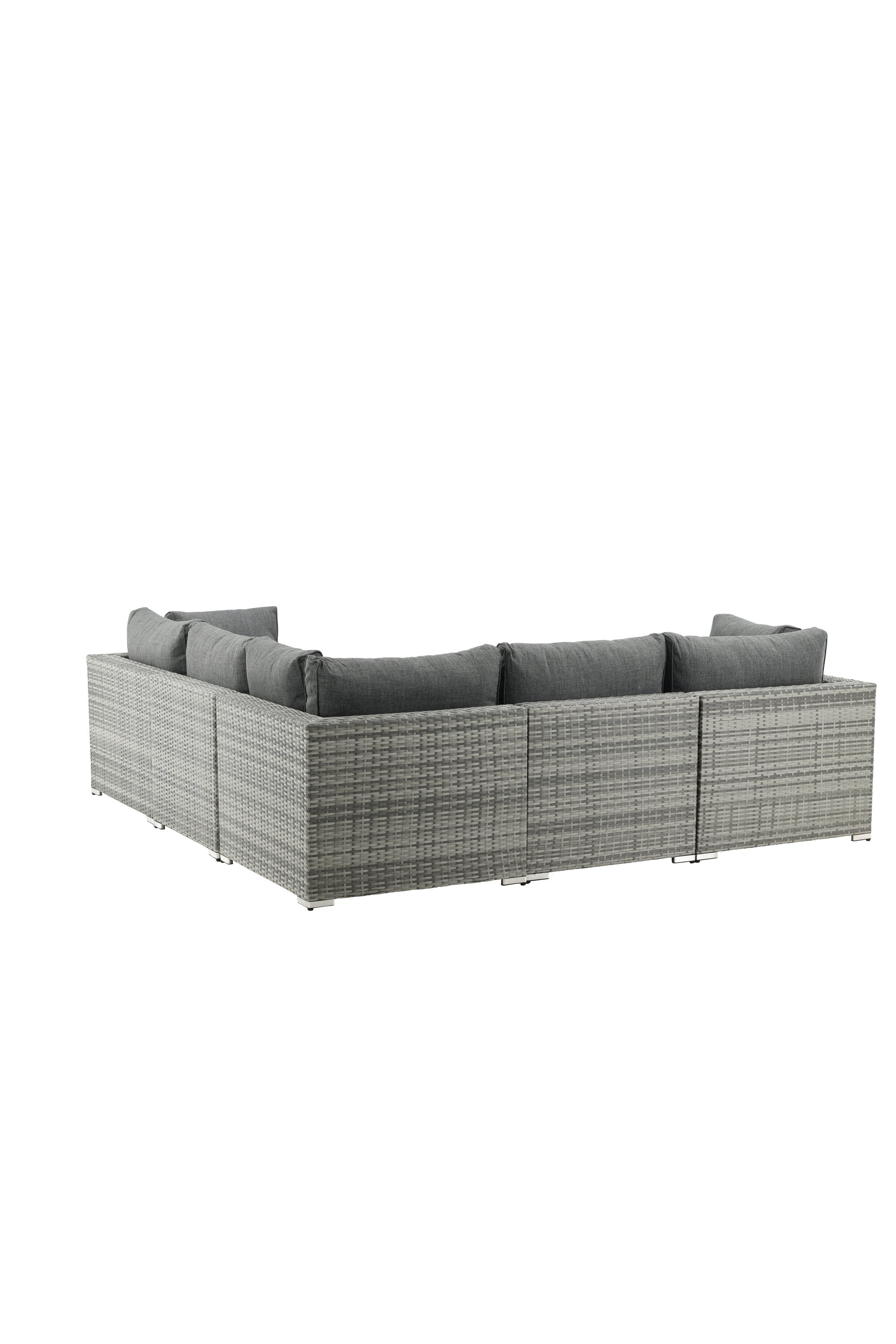 Amazon Ecksofa Outdoorset 110cm in Grau/Grau präsentiert im Onlineshop von KAQTU Design AG. Loungeset ist von Venture Home