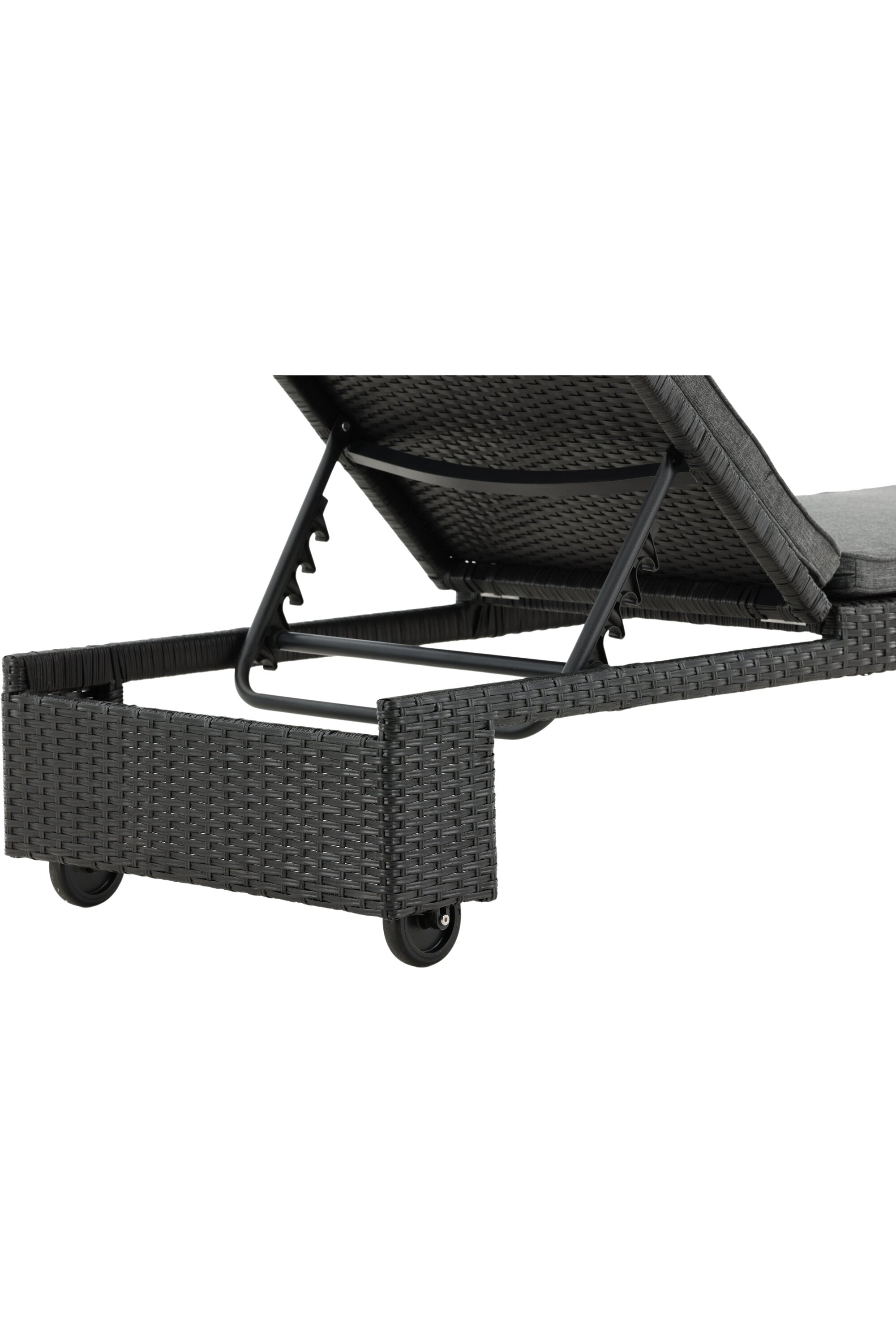 London Sonnenliege in Schwarz präsentiert im Onlineshop von KAQTU Design AG. Liegestuhl ist von Venture Home