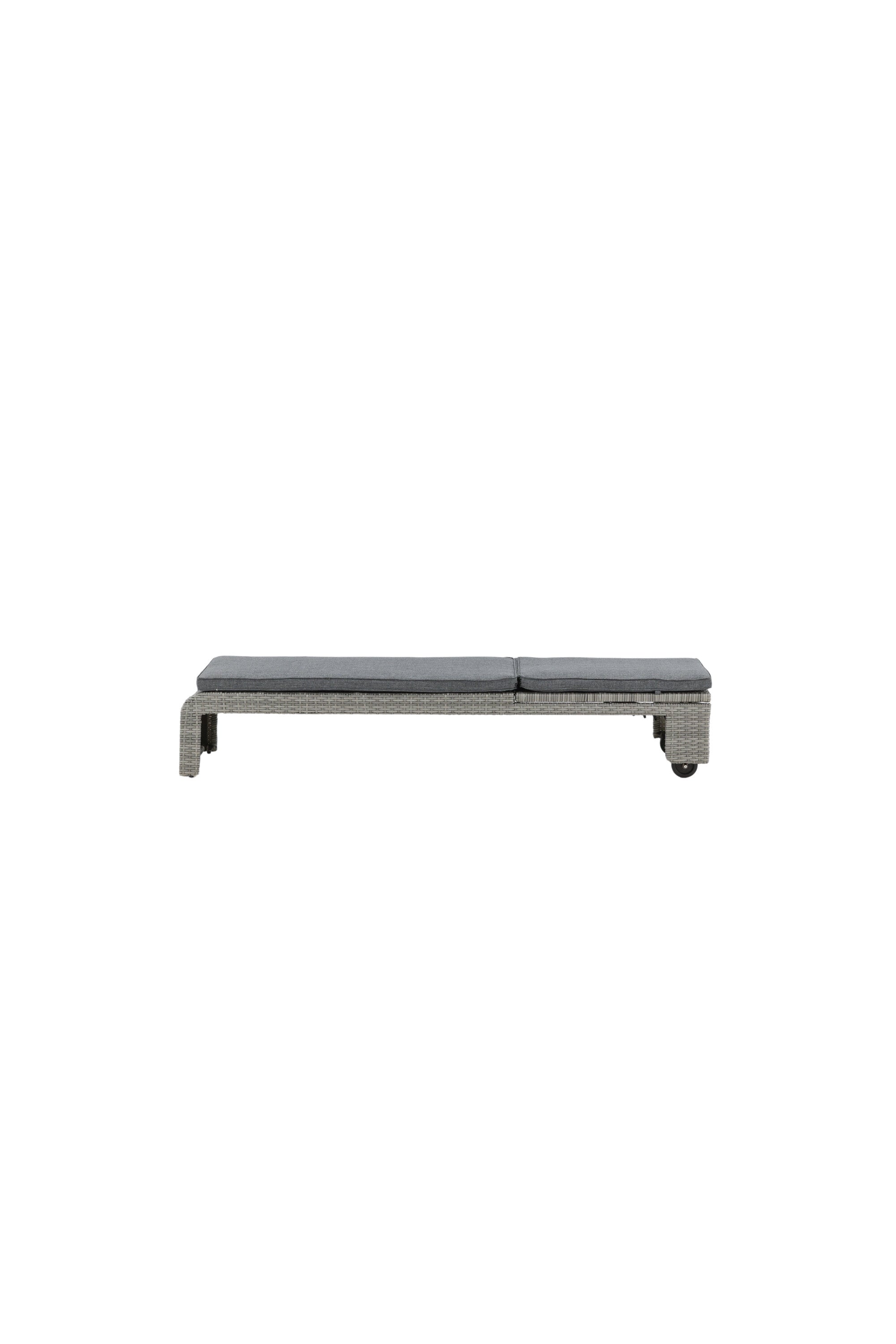 London Sonnenliege in Grau präsentiert im Onlineshop von KAQTU Design AG. Liegestuhl ist von Venture Home