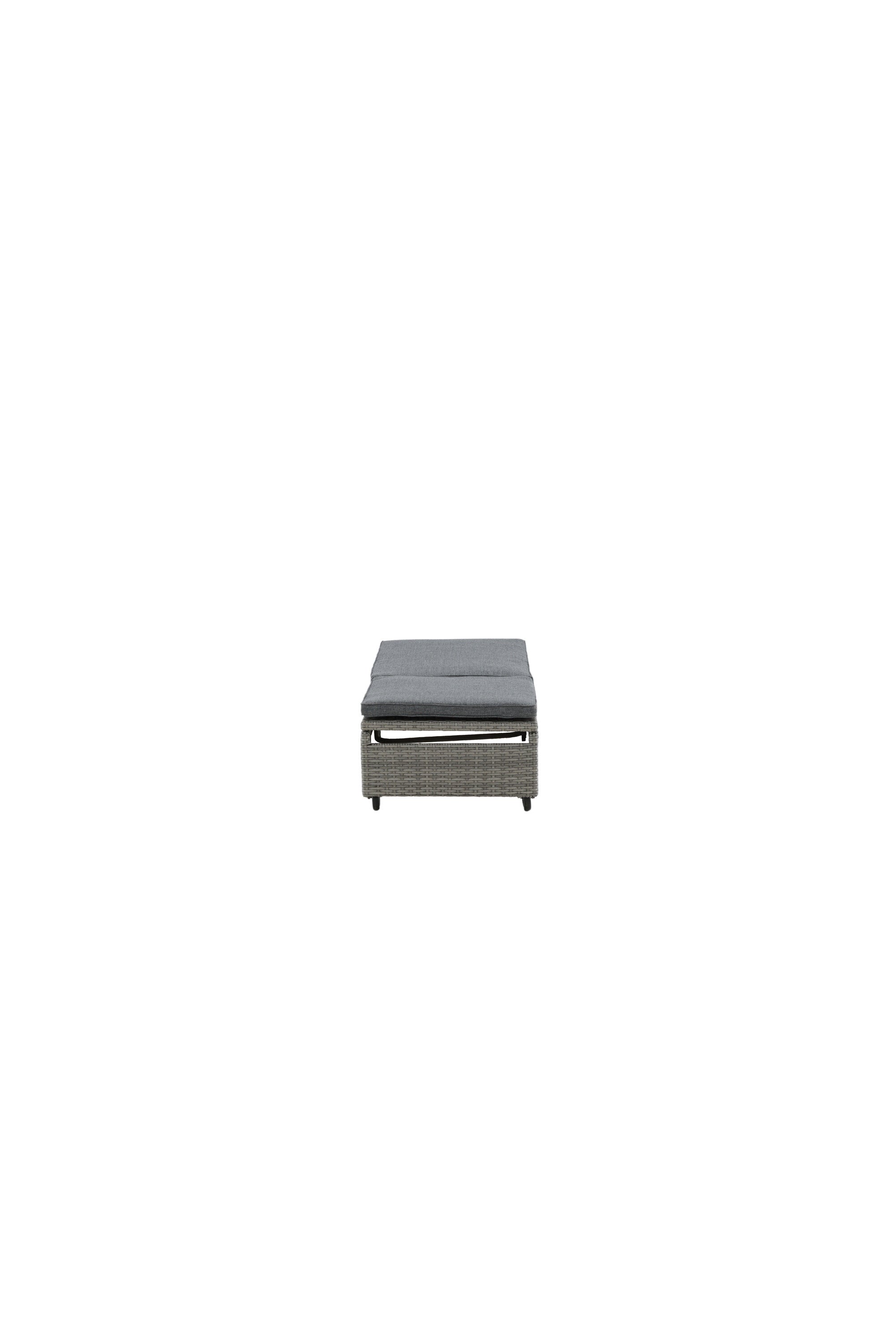 London Sonnenliege in Grau präsentiert im Onlineshop von KAQTU Design AG. Liegestuhl ist von Venture Home