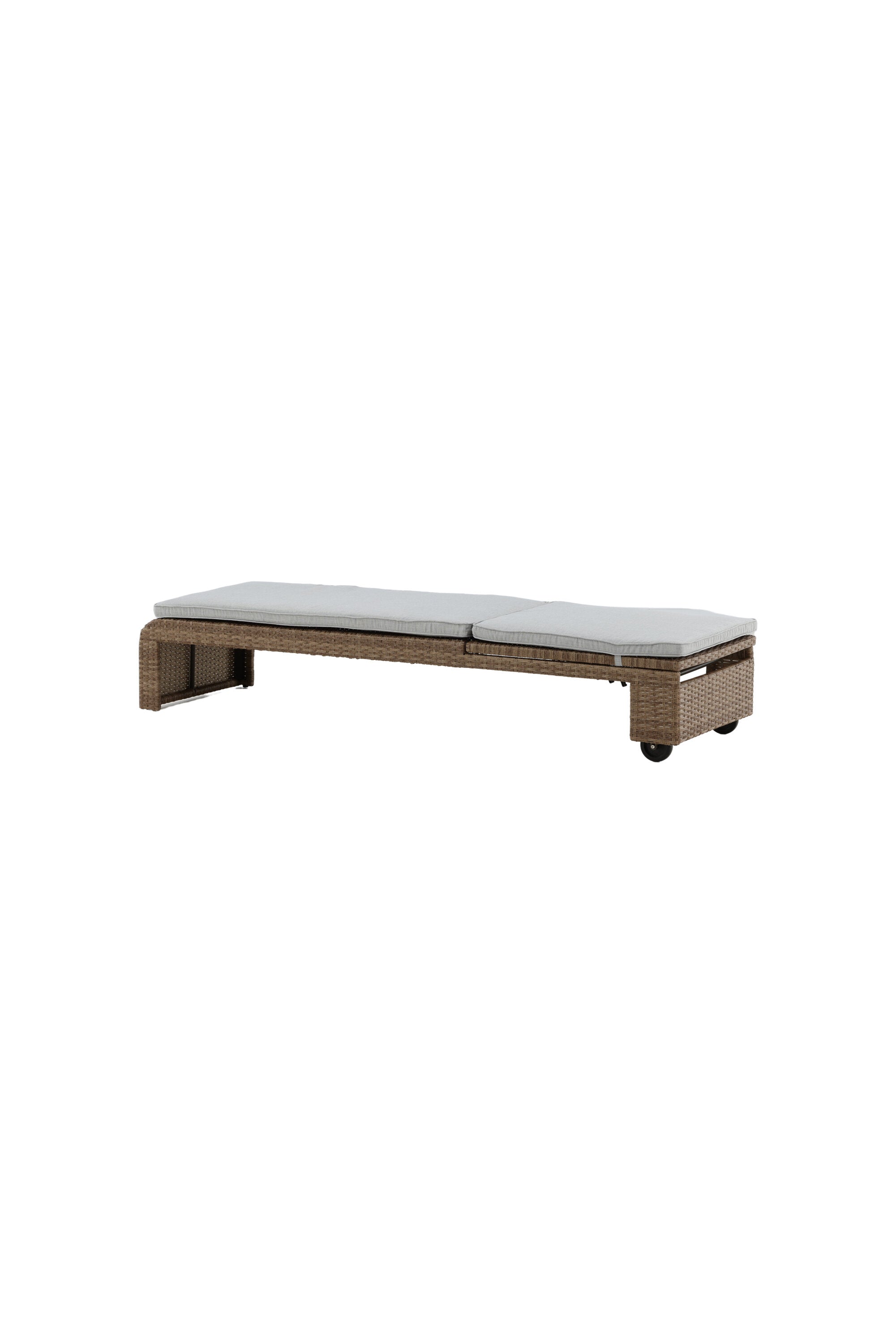 London Sonnenliege in Natur präsentiert im Onlineshop von KAQTU Design AG. Liegestuhl ist von Venture Home