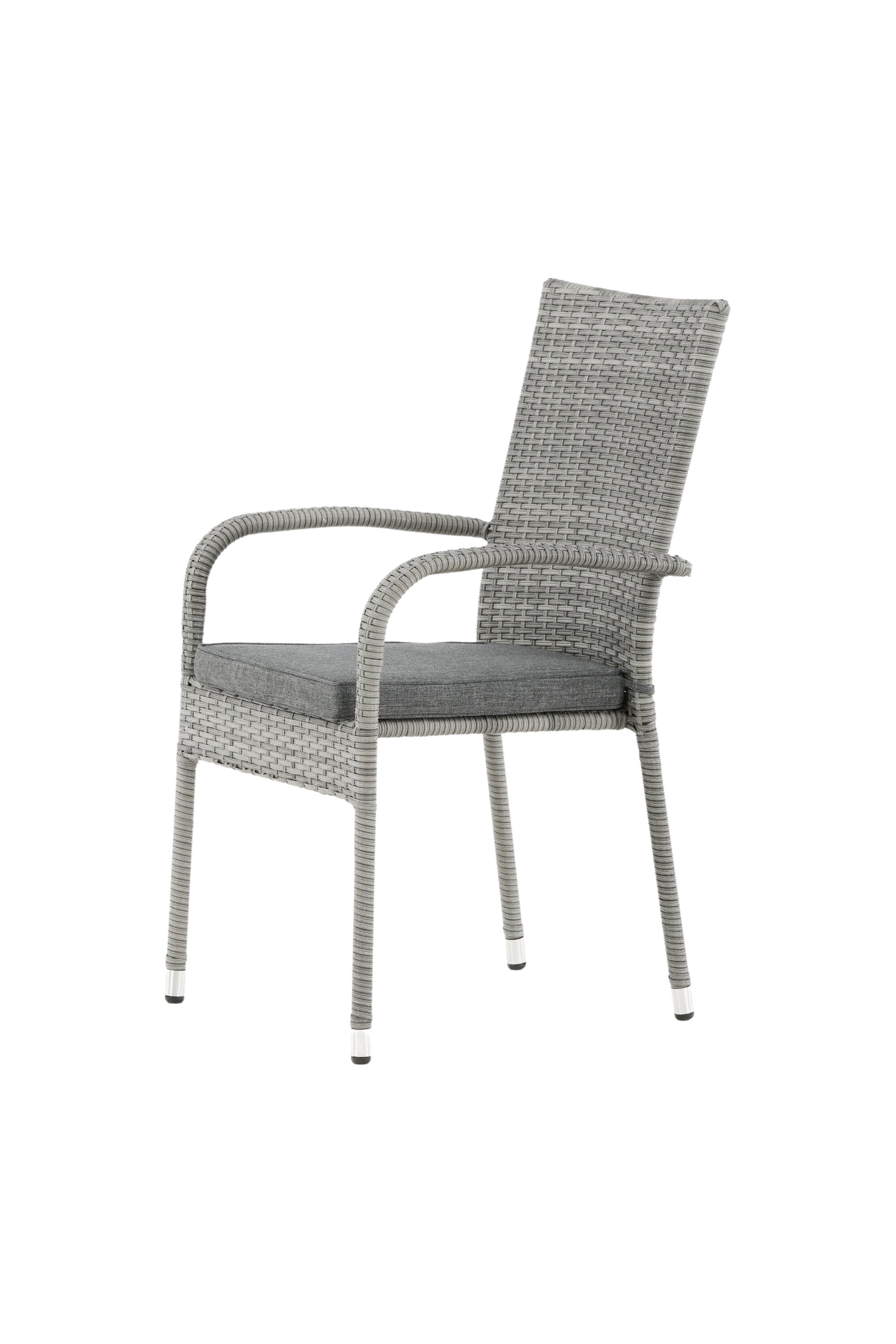 Anna Gartenstuhl in Grau präsentiert im Onlineshop von KAQTU Design AG. Gartenstuhl mit Armlehnen ist von Venture Home