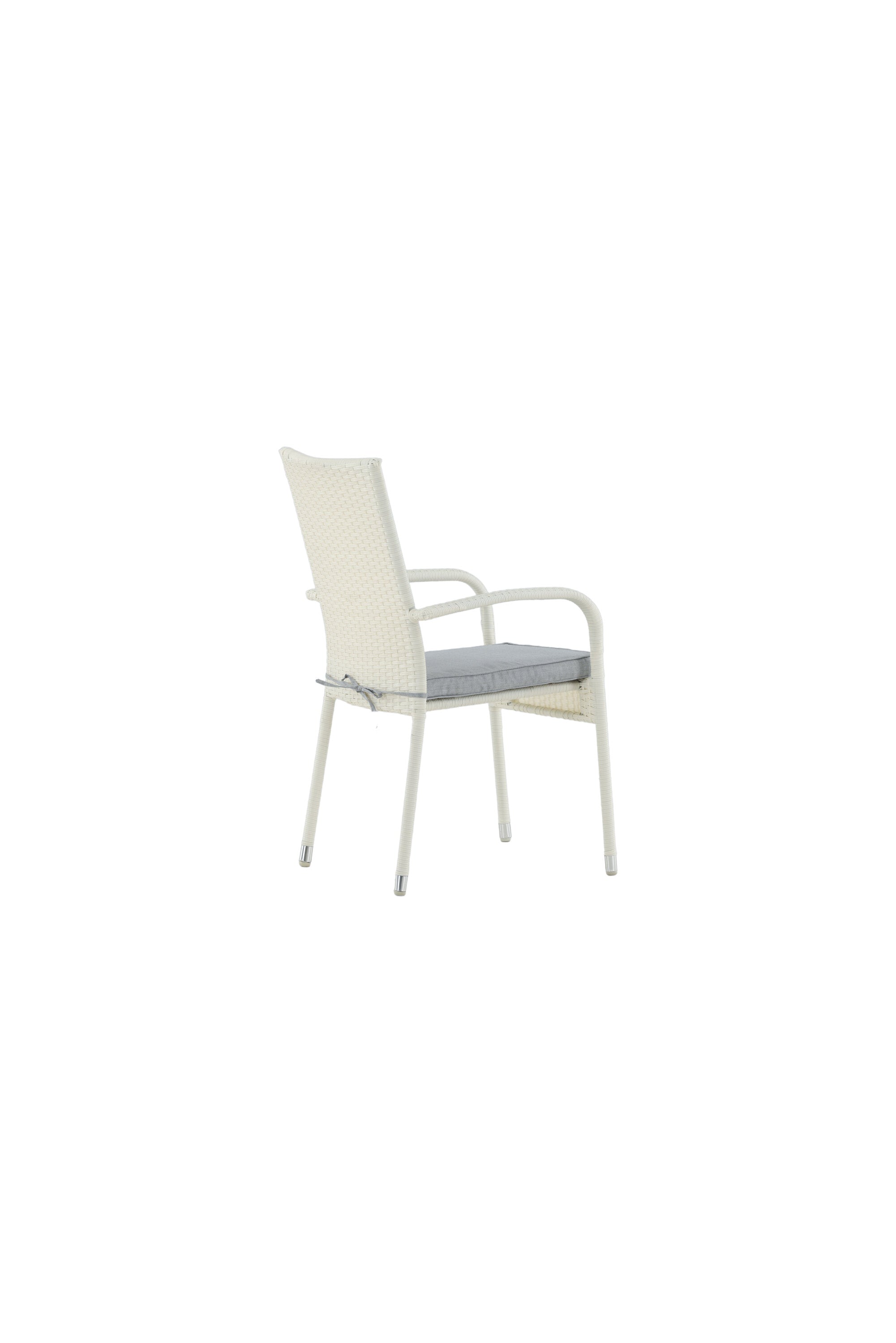 Anna Gartenstuhl in Weiss präsentiert im Onlineshop von KAQTU Design AG. Gartenstuhl mit Armlehnen ist von Venture Home