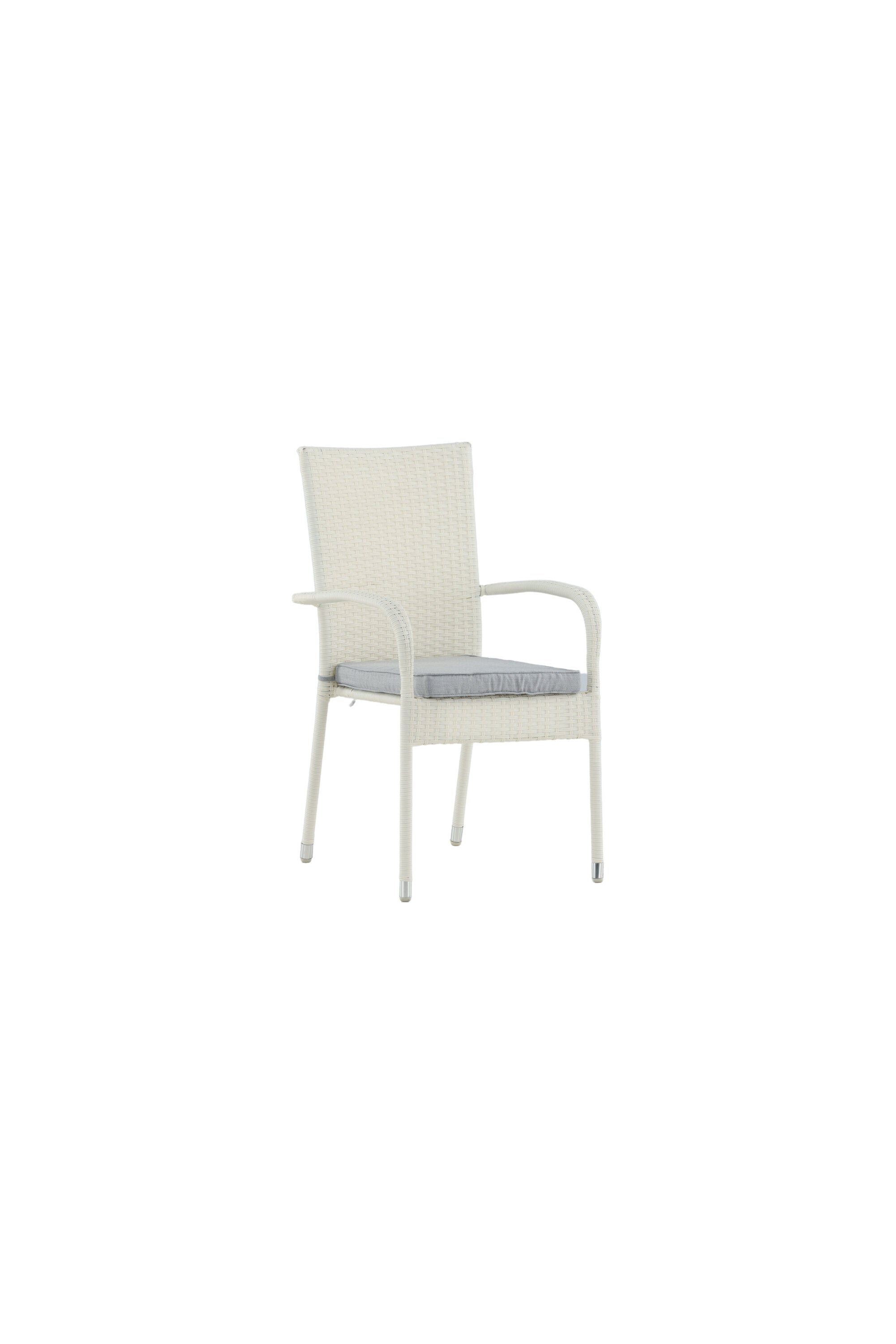 Anna Gartenstuhl in Weiss präsentiert im Onlineshop von KAQTU Design AG. Gartenstuhl mit Armlehnen ist von Venture Home