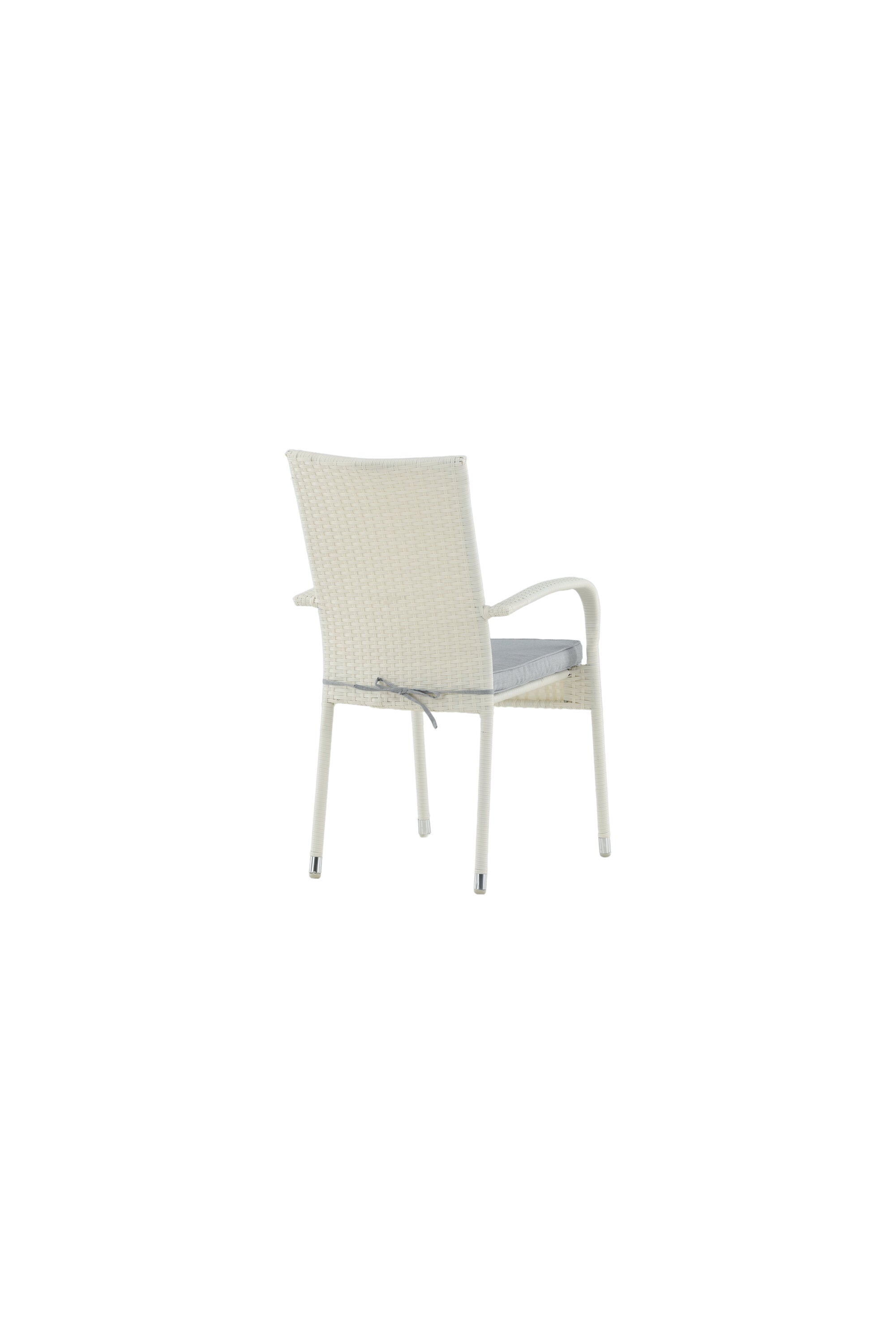 Anna Gartenstuhl in Weiss präsentiert im Onlineshop von KAQTU Design AG. Gartenstuhl mit Armlehnen ist von Venture Home