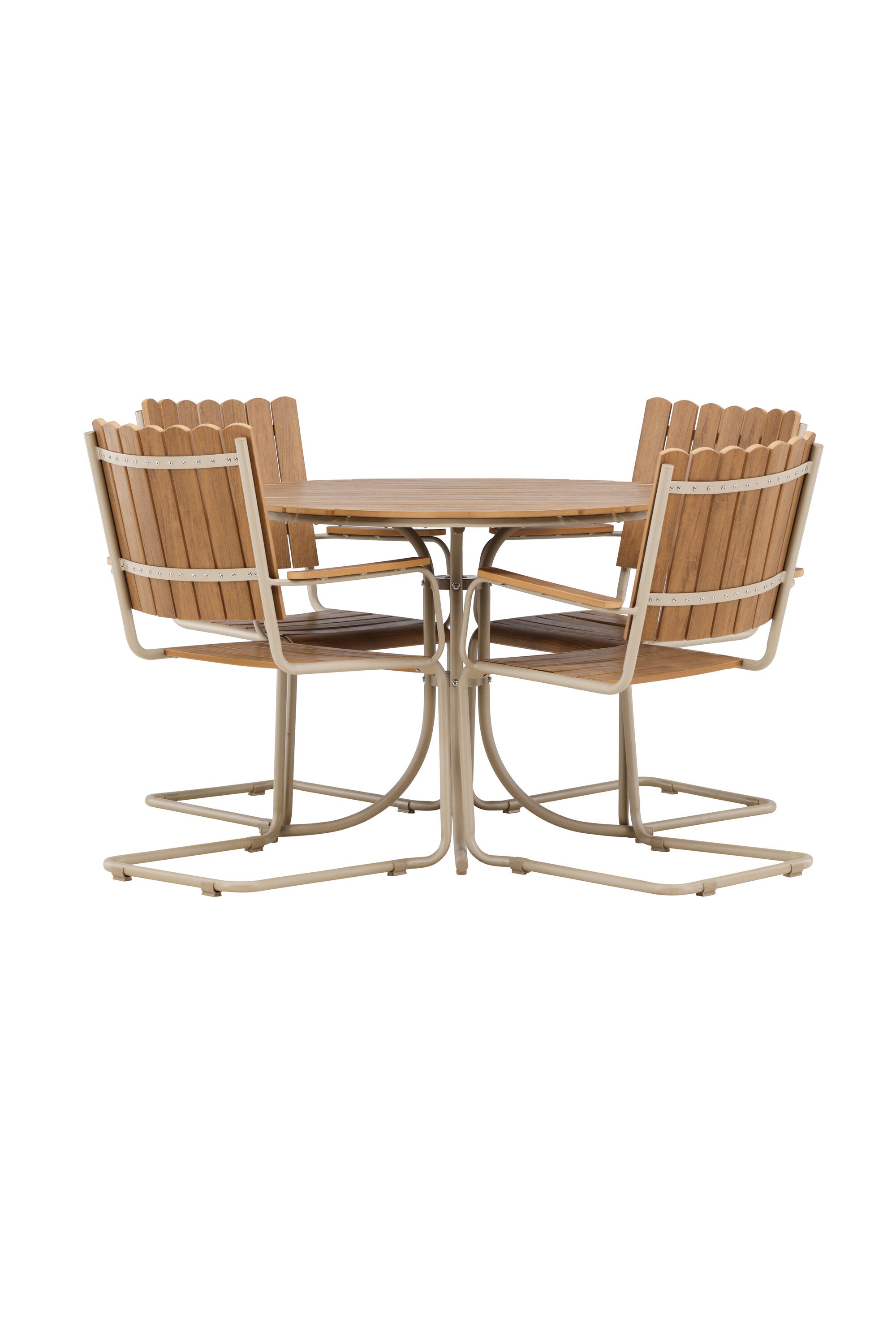 Das Holmsund Gartentisch-Set von Venture Home bietet stilvolles Design und Funktionalität für Ihren Aussenbereich.
