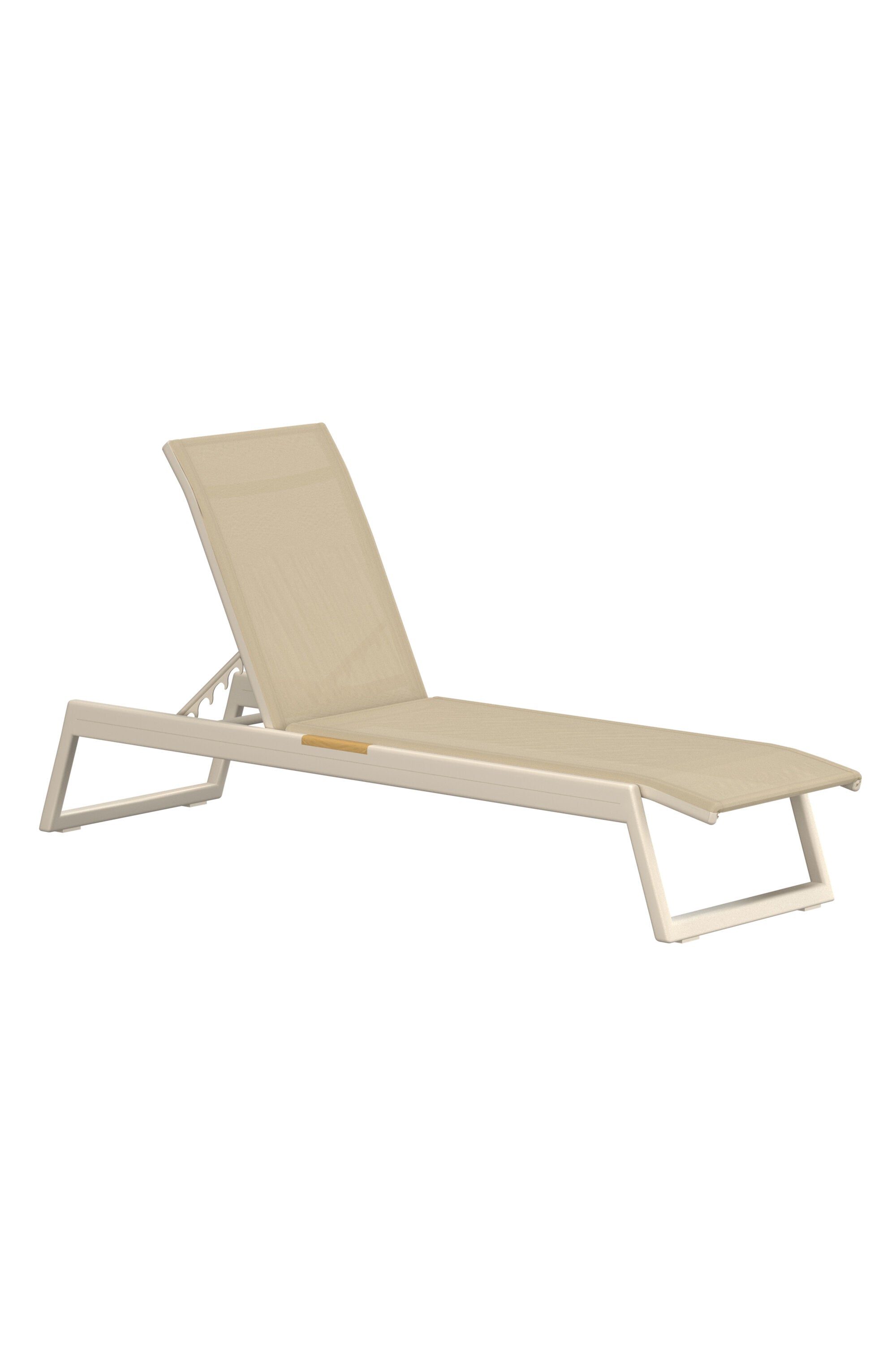 Mexico Sonnenliege in Beige präsentiert im Onlineshop von KAQTU Design AG. Liegestuhl ist von Venture Home