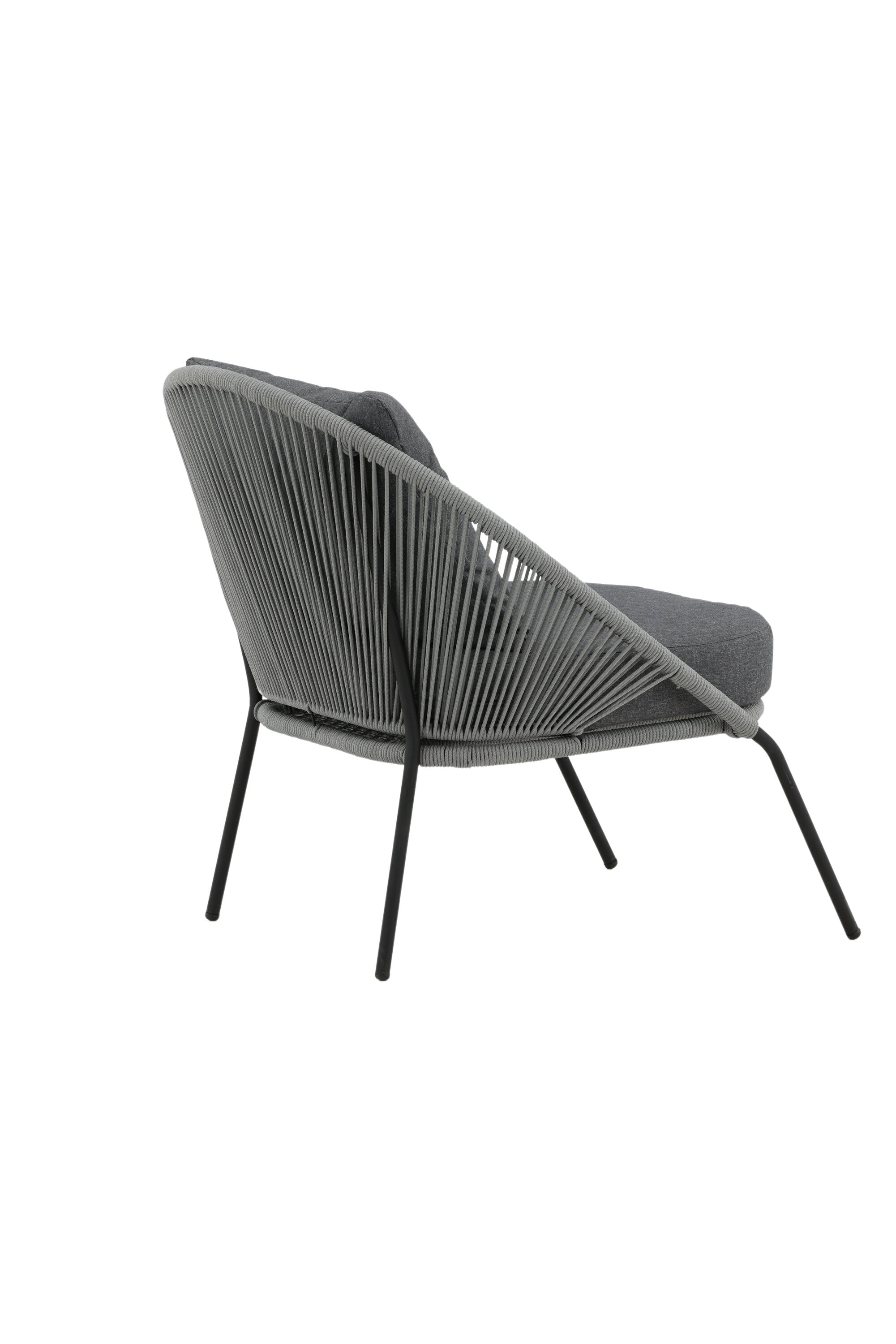 Lindos Lounge Chair in Grau präsentiert im Onlineshop von KAQTU Design AG. Outdoor-Sessel ist von Venture Home