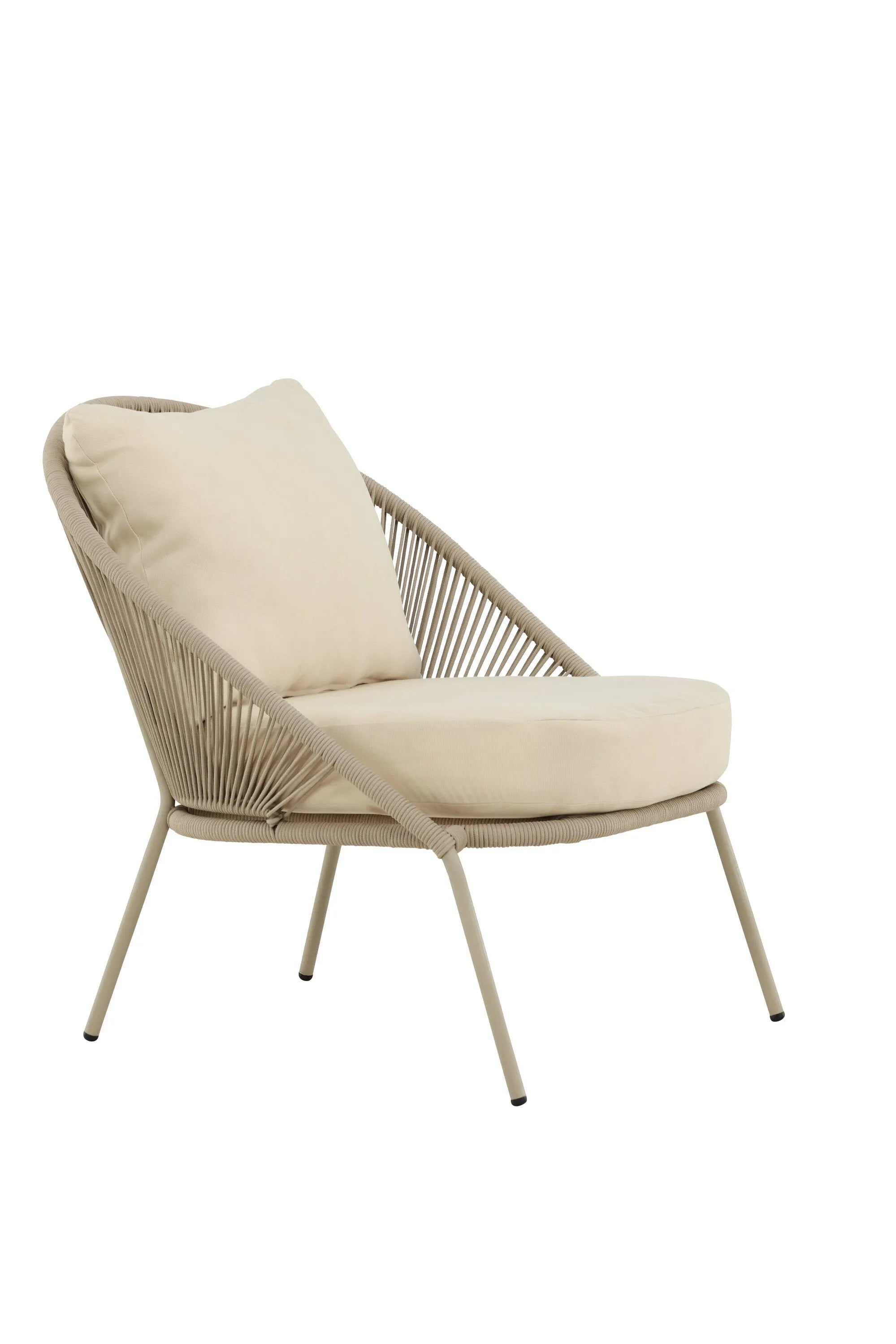 Der Lindos Loungesessel von Venture Home bietet elegantes Design und hohen Komfort, ideal für moderne Wohnräume.