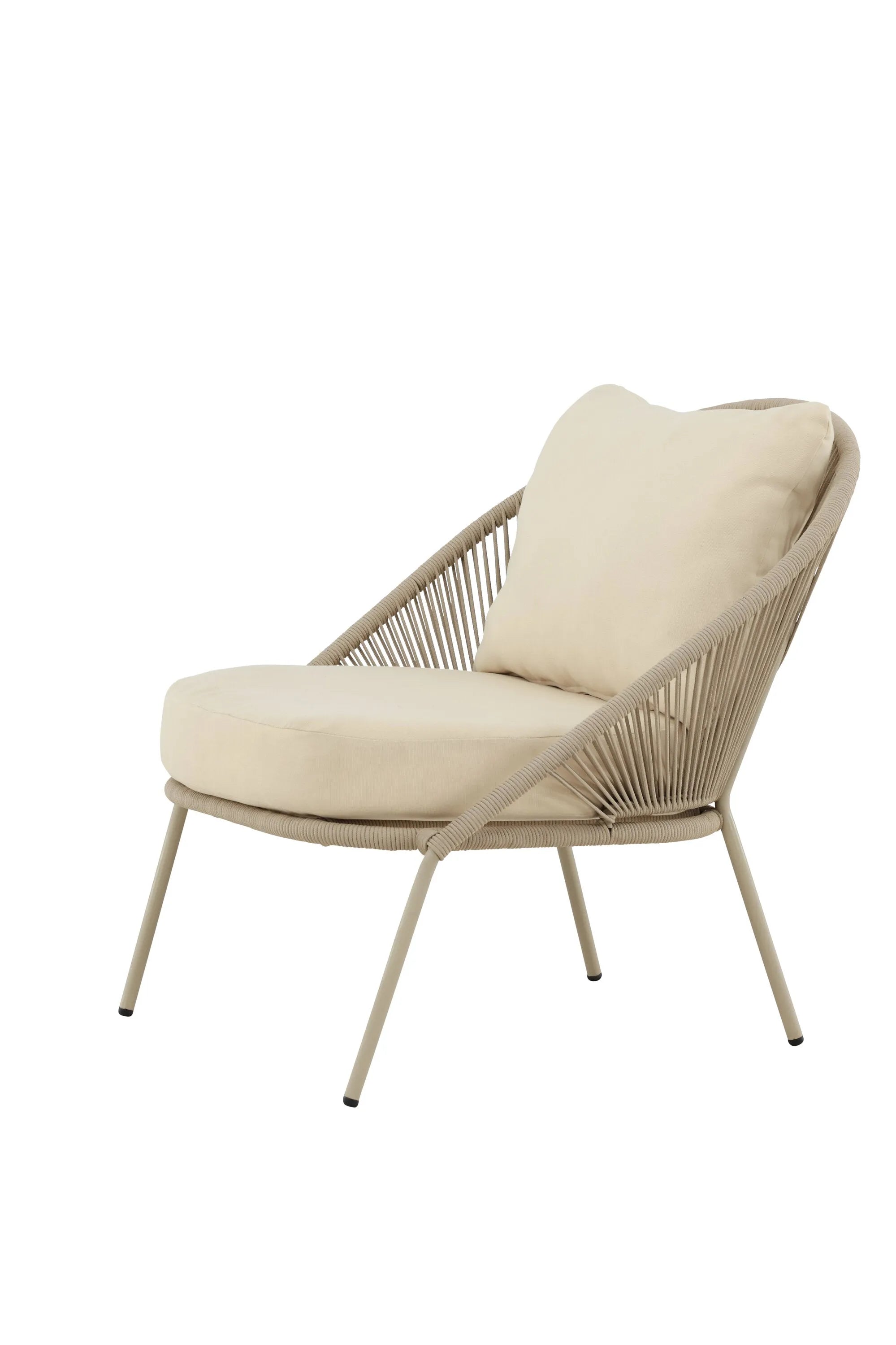 Der Lindos Loungesessel von Venture Home bietet stilvollen Komfort und modernes Design für ein elegantes Wohnambiente.