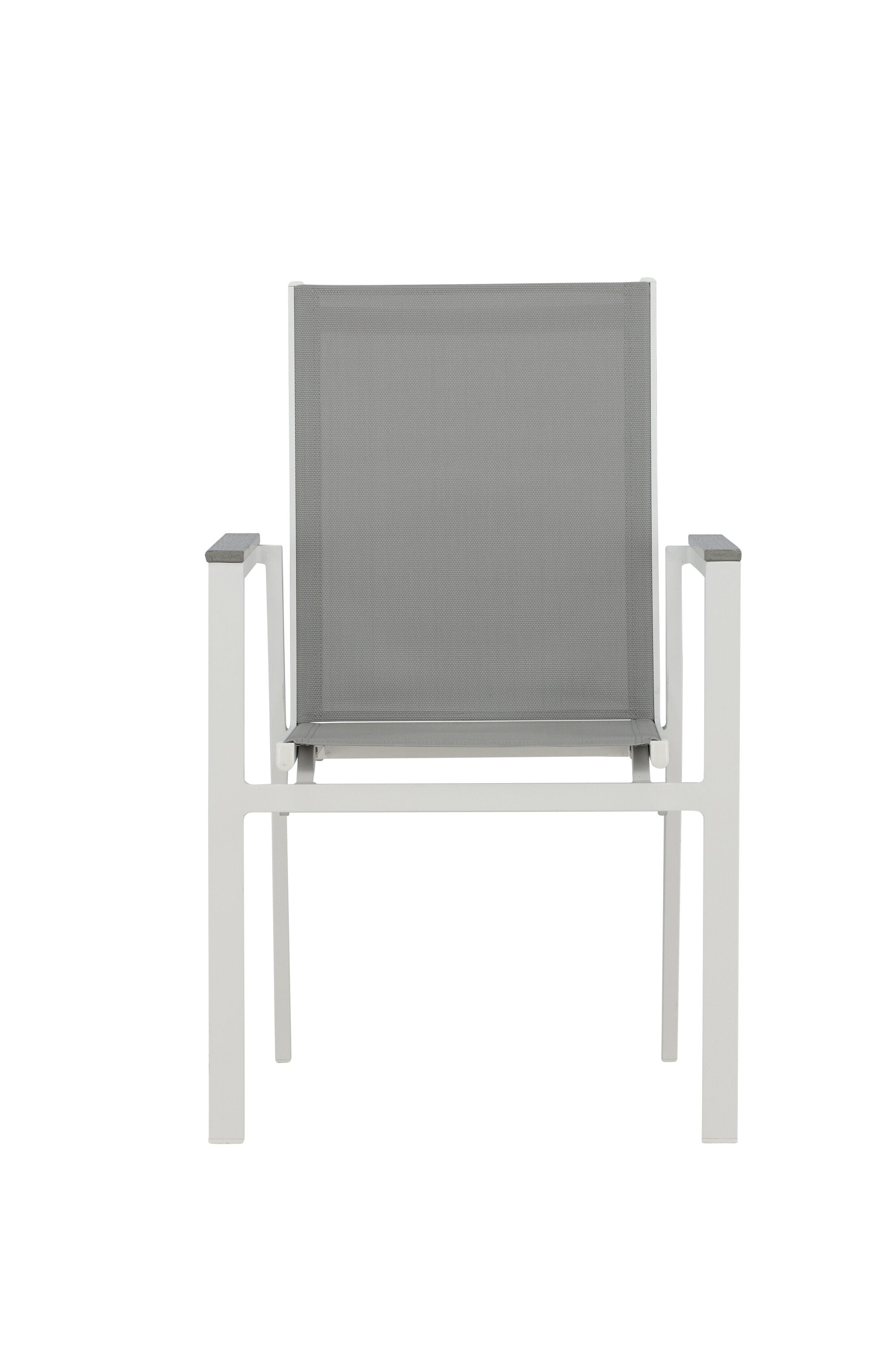 Parma Gartenstuhl in Weiss präsentiert im Onlineshop von KAQTU Design AG. Gartenstuhl mit Armlehnen ist von Venture Home