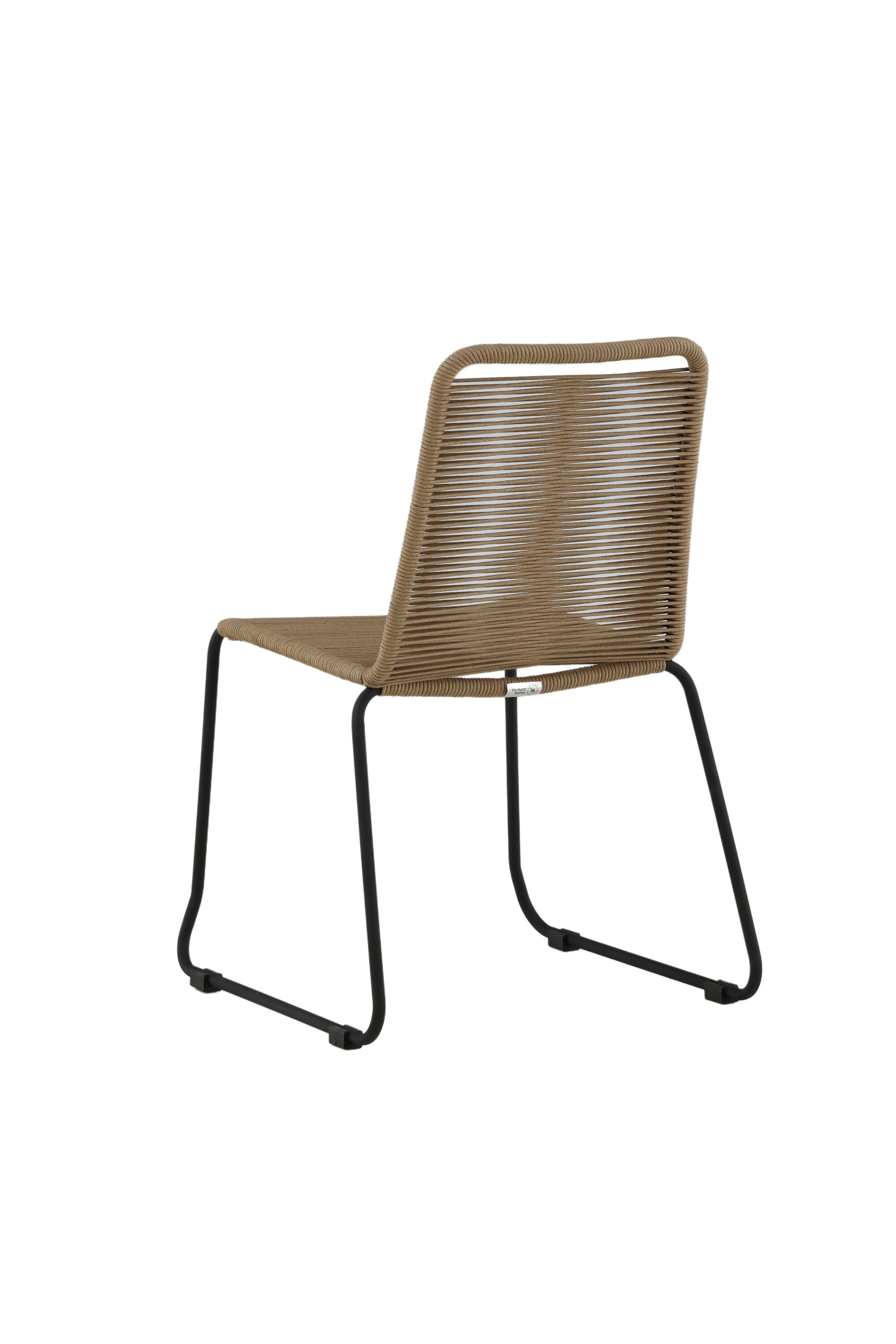 Lindos Gartenstuhl in Braun präsentiert im Onlineshop von KAQTU Design AG. Gartenstuhl ist von Venture Home