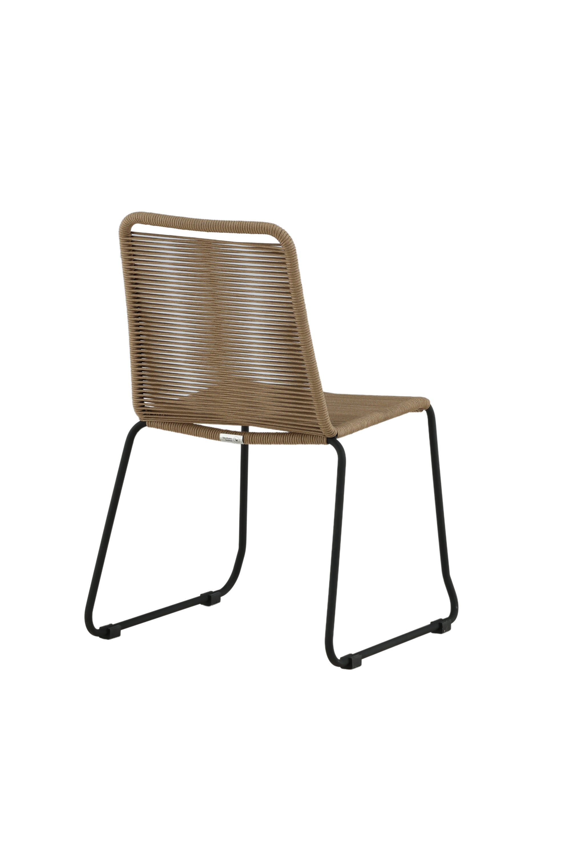 Lindos Gartenstuhl in Braun präsentiert im Onlineshop von KAQTU Design AG. Gartenstuhl ist von Venture Home