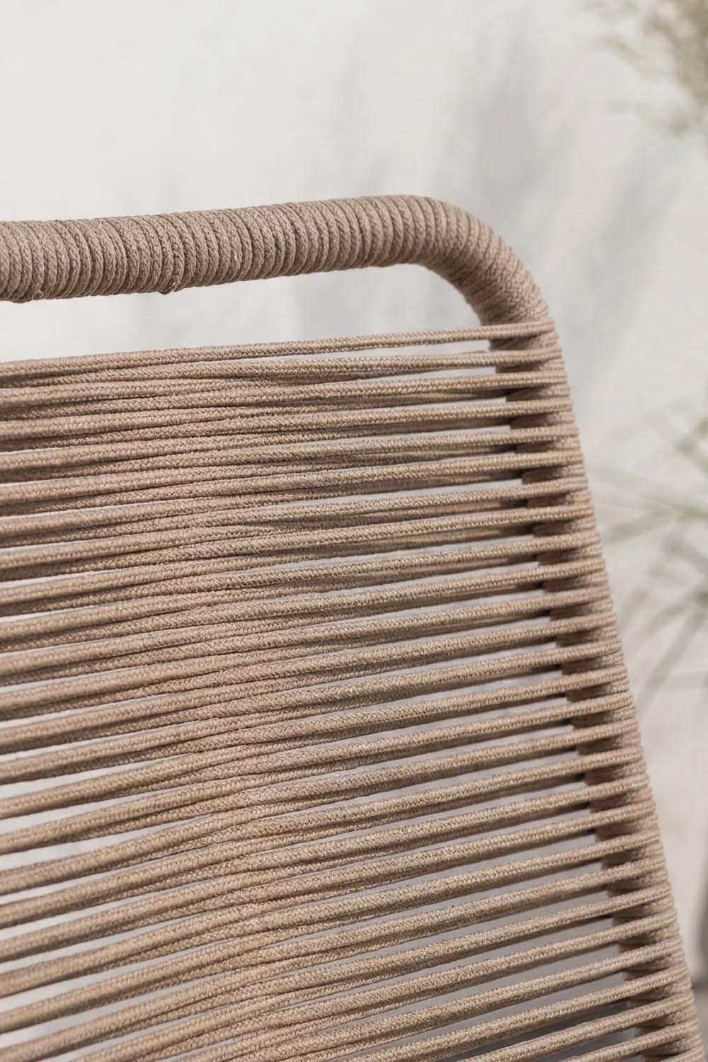 Lindos Gartenstuhl in Braun präsentiert im Onlineshop von KAQTU Design AG. Gartenstuhl ist von Venture Home
