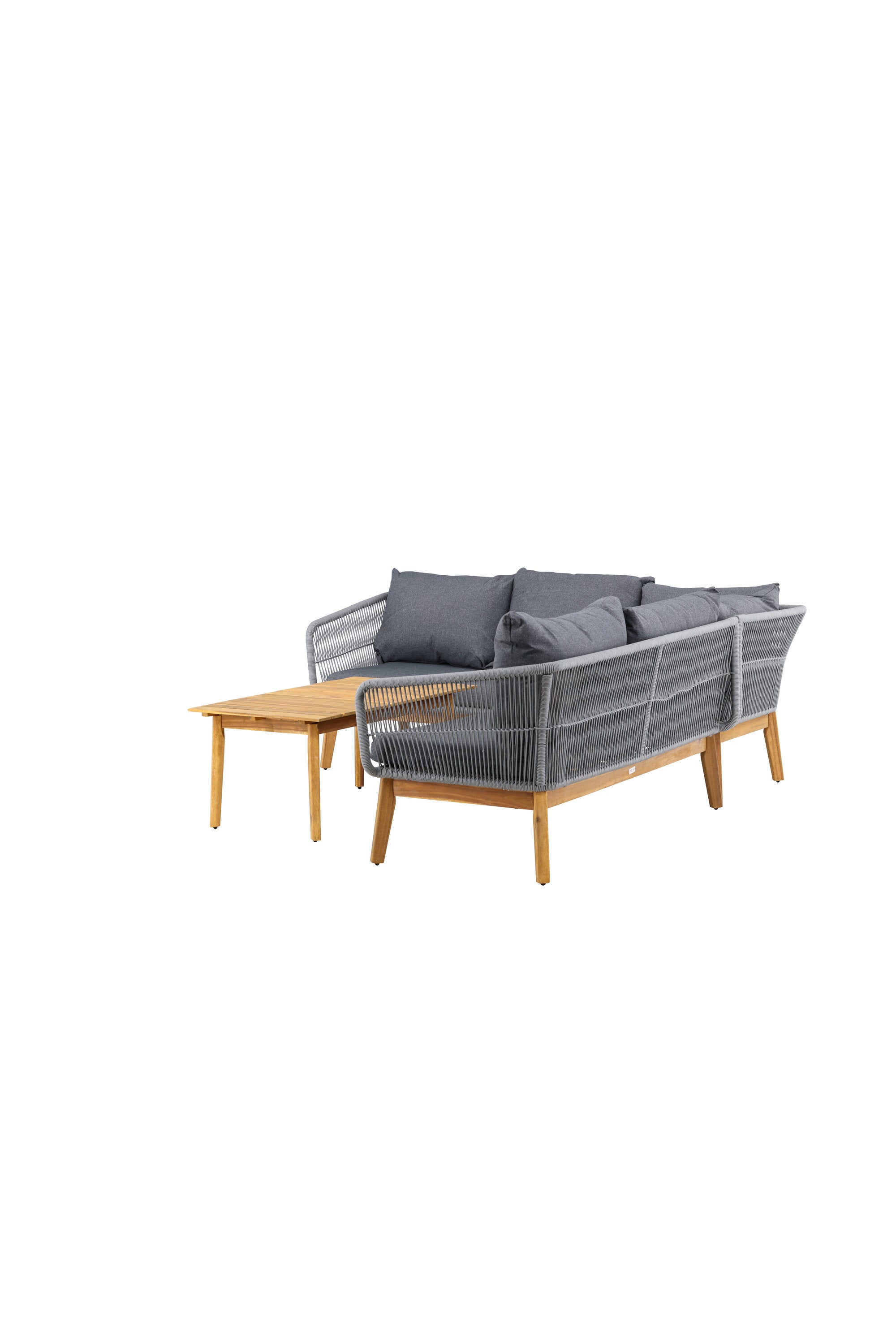 Chania Ecksofa Outdoorset 110cm in Grau präsentiert im Onlineshop von KAQTU Design AG. Loungeset ist von Venture Home