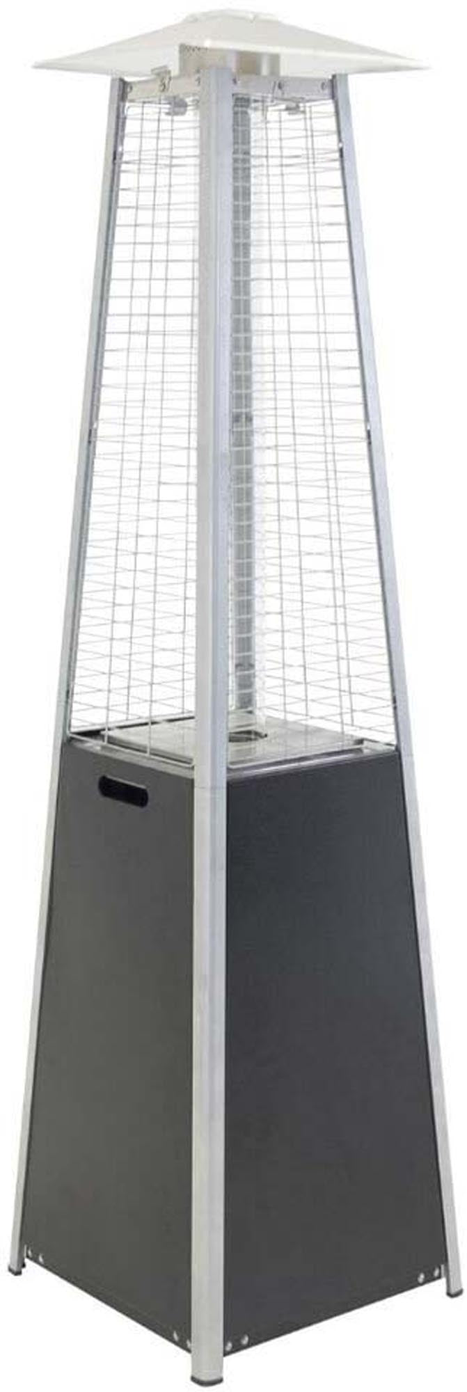 Hootie Square Heater in Silber präsentiert im Onlineshop von KAQTU Design AG. Outdoor-Accessoire ist von Venture Home