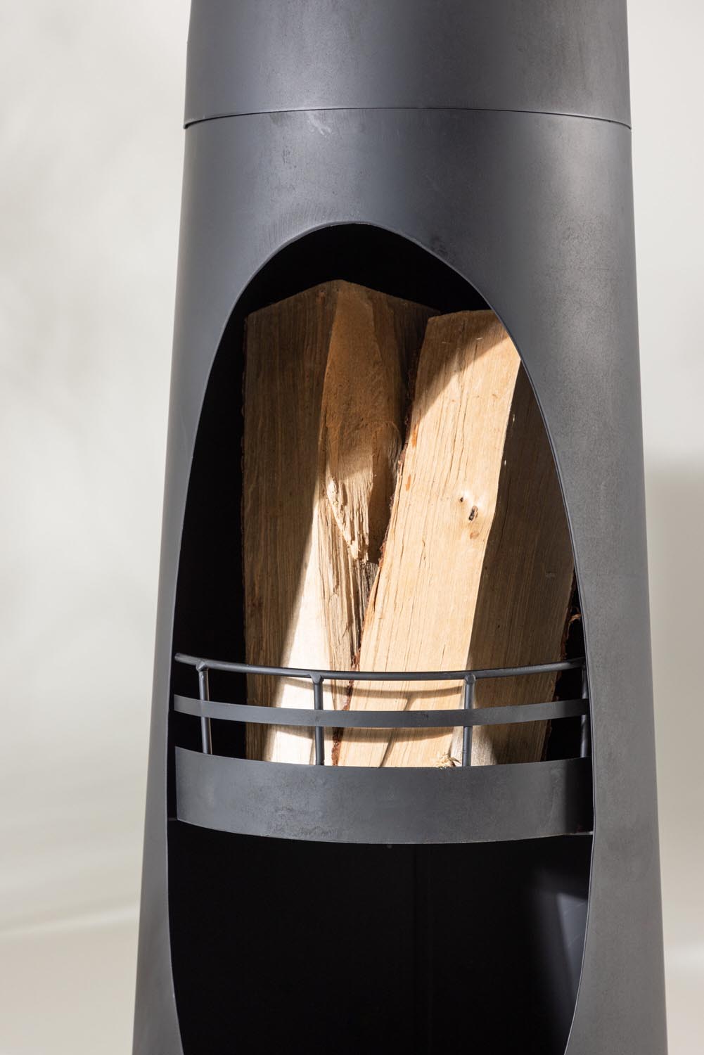 Bastian Feuerkorb in Schwarz präsentiert im Onlineshop von KAQTU Design AG. Feuerschale ist von Venture Home