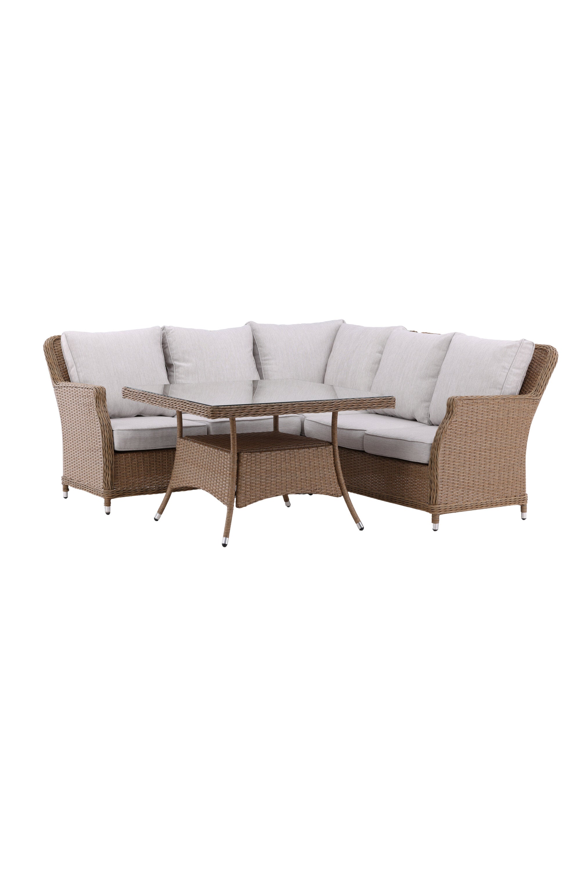 Vikelund Ecksofa Outdoorset 100cm in Natur präsentiert im Onlineshop von KAQTU Design AG. Loungeset ist von Venture Home