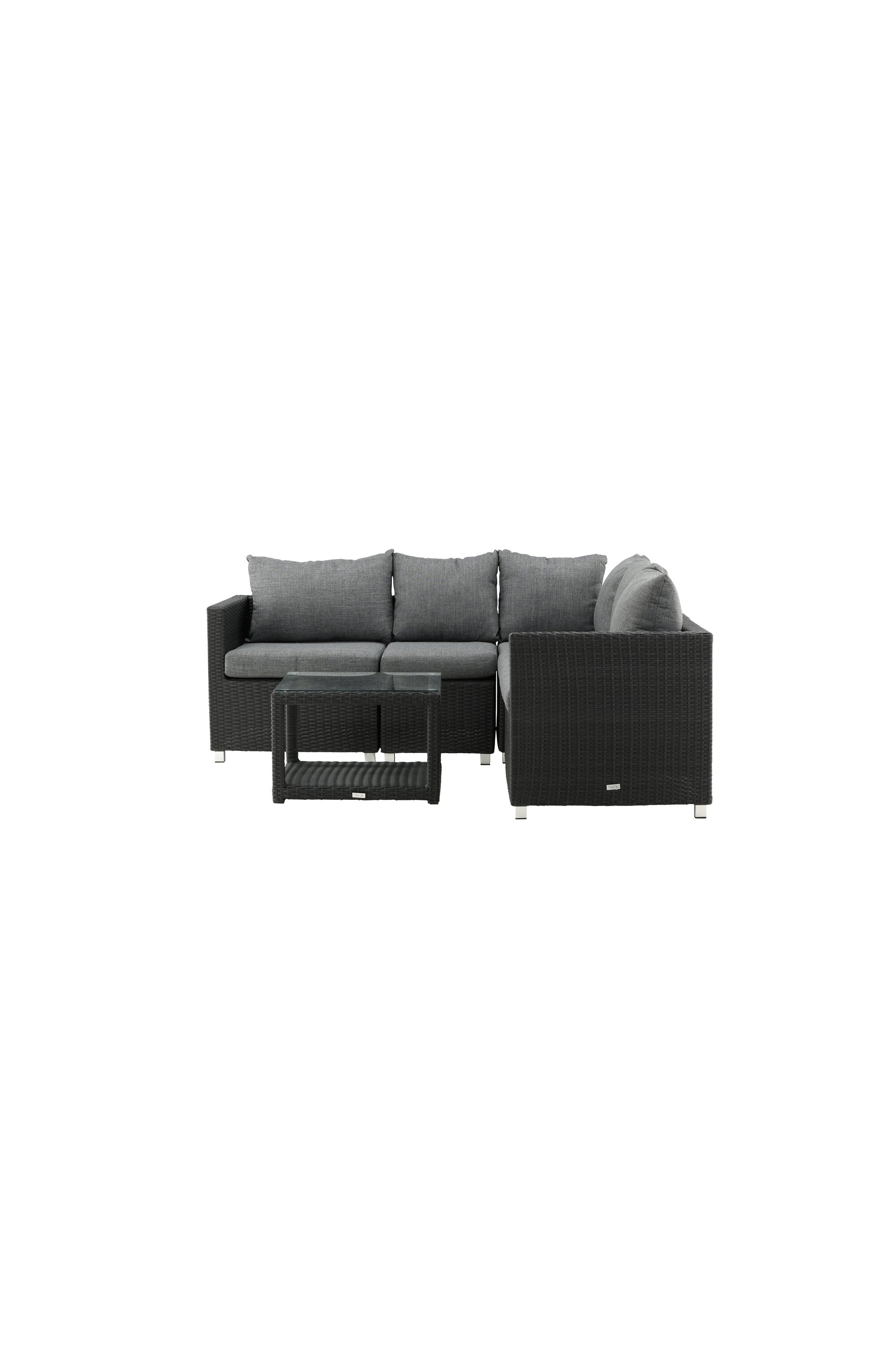 Vamos Ecksofa Outdoorset 65cm in Schwarz präsentiert im Onlineshop von KAQTU Design AG. Loungeset ist von Venture Home