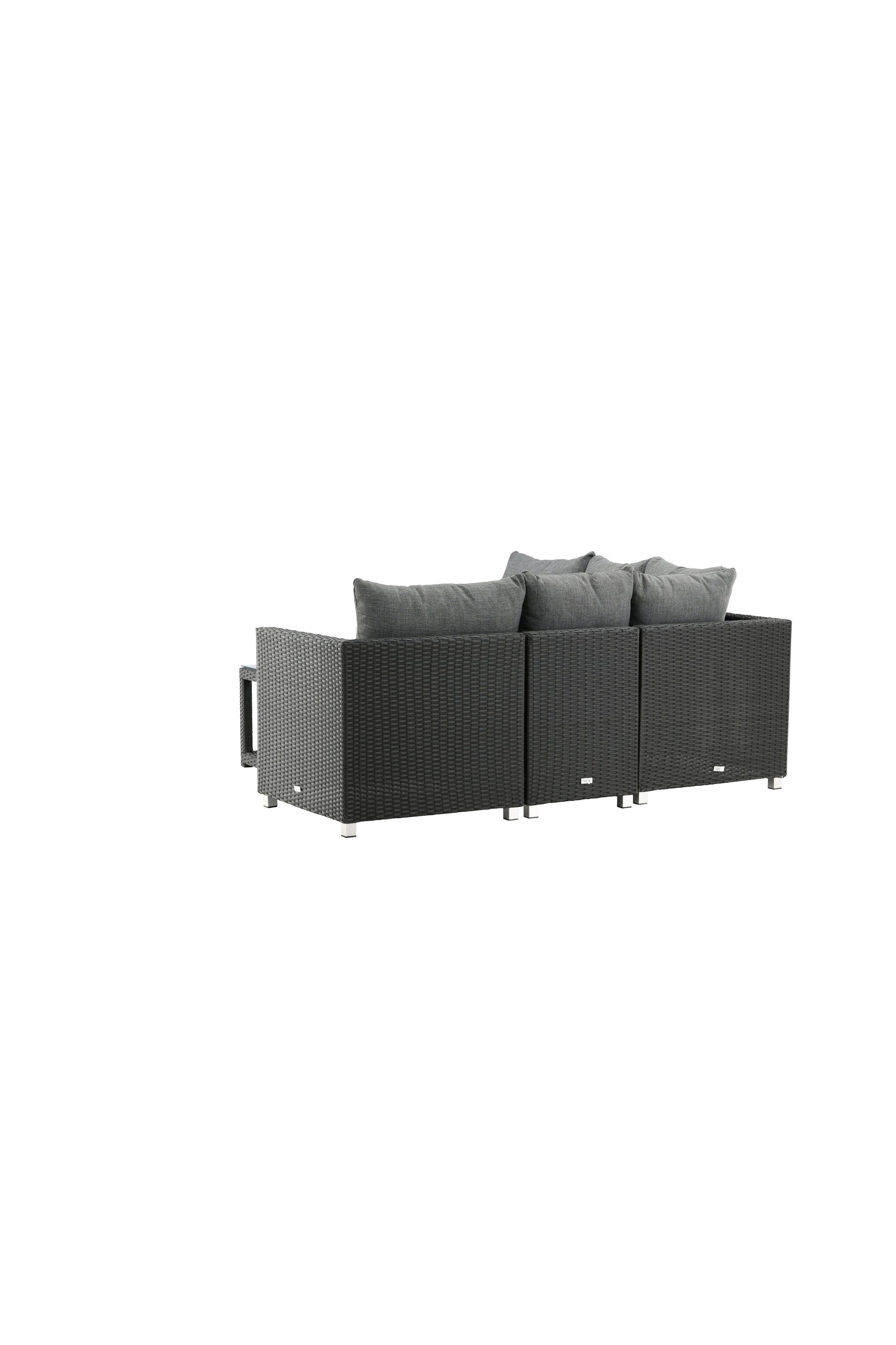 Vamos Ecksofa Outdoorset 65cm in Schwarz präsentiert im Onlineshop von KAQTU Design AG. Loungeset ist von Venture Home