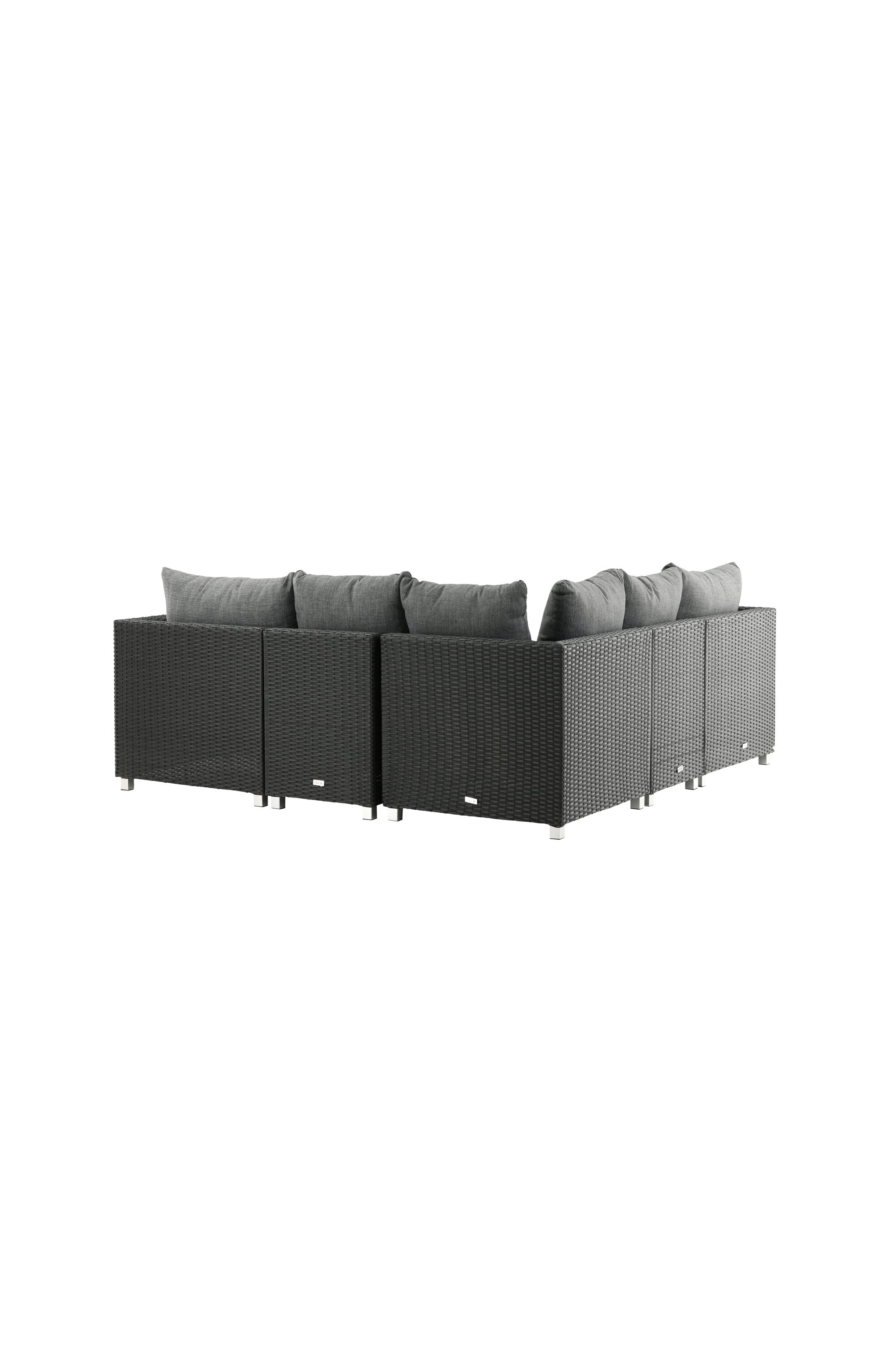Vamos Ecksofa Outdoorset 65cm in Schwarz präsentiert im Onlineshop von KAQTU Design AG. Loungeset ist von Venture Home