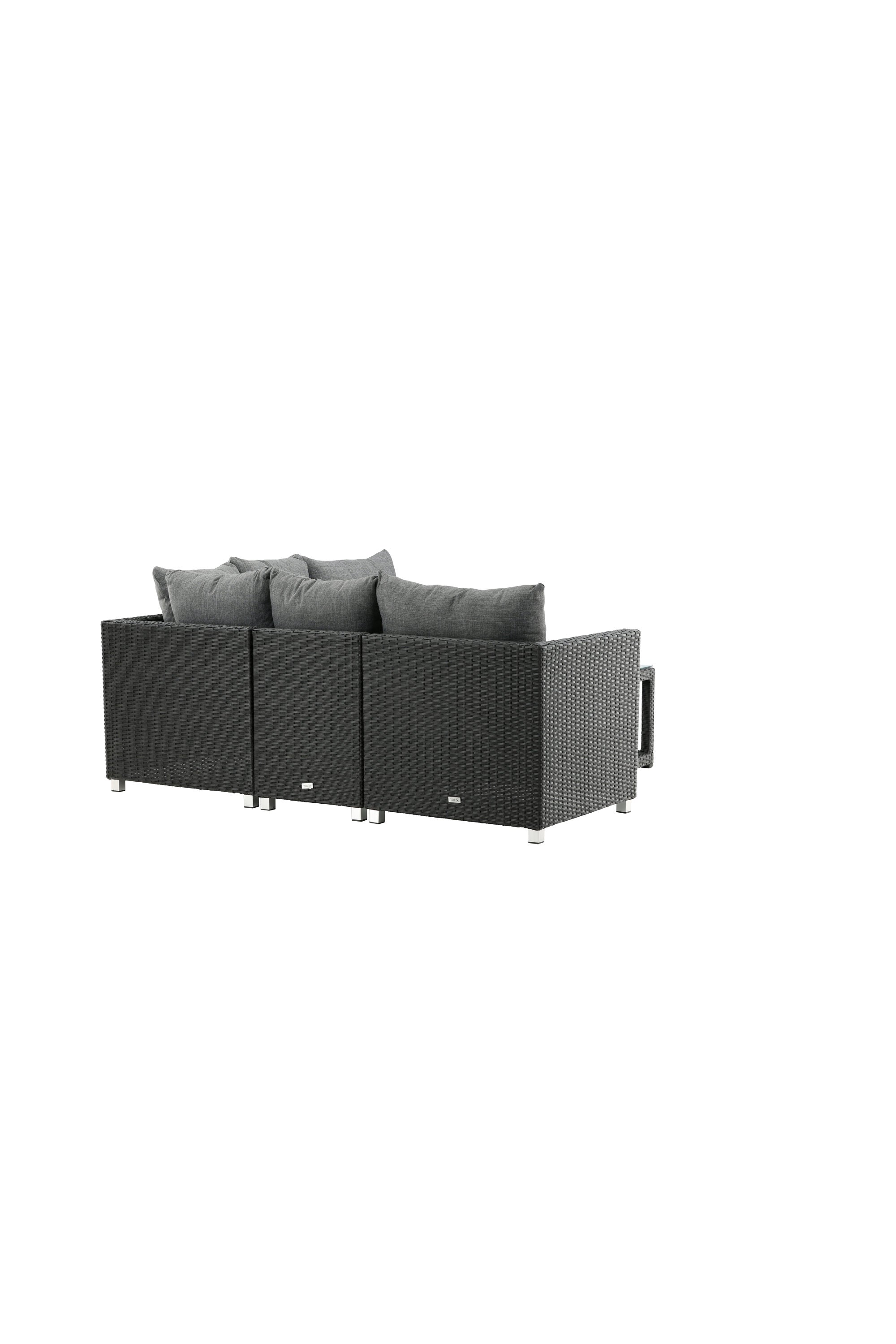 Vamos Ecksofa Outdoorset 65cm in Schwarz präsentiert im Onlineshop von KAQTU Design AG. Loungeset ist von Venture Home
