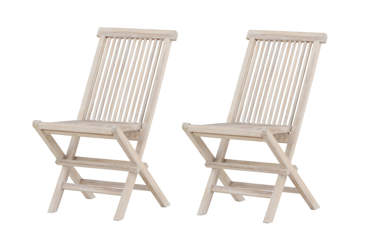 Kenya Gartenstuhl in Whitewash präsentiert im Onlineshop von KAQTU Design AG. Gartenstuhl ist von Venture Home