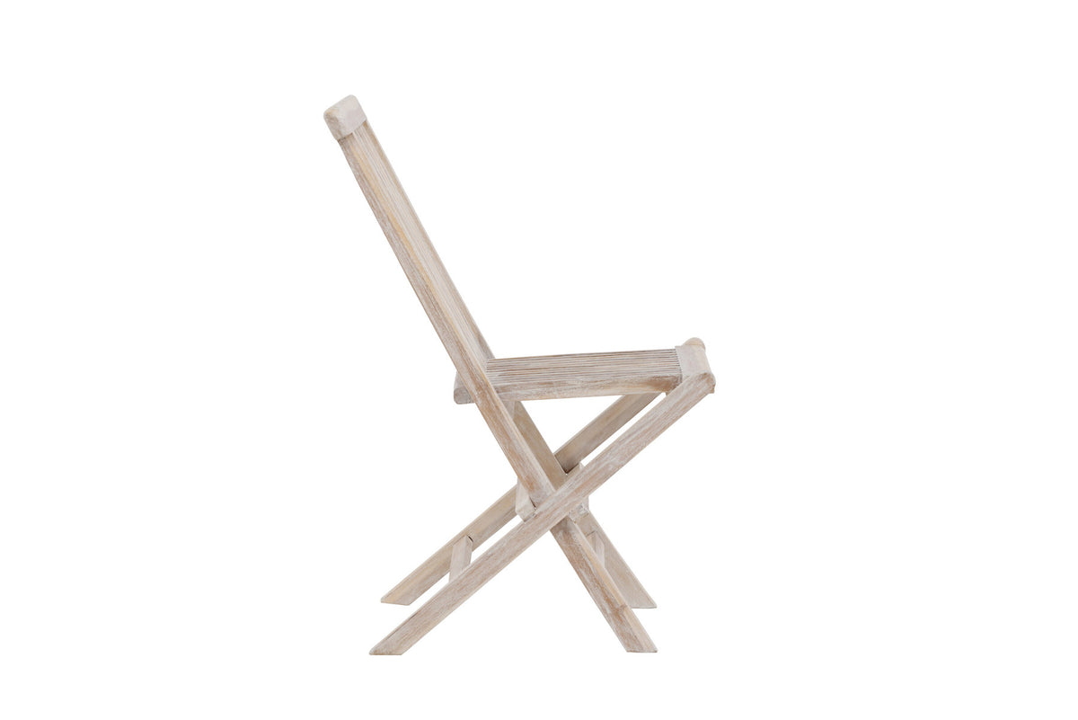 Kenya Gartenstuhl in Whitewash präsentiert im Onlineshop von KAQTU Design AG. Gartenstuhl ist von Venture Home
