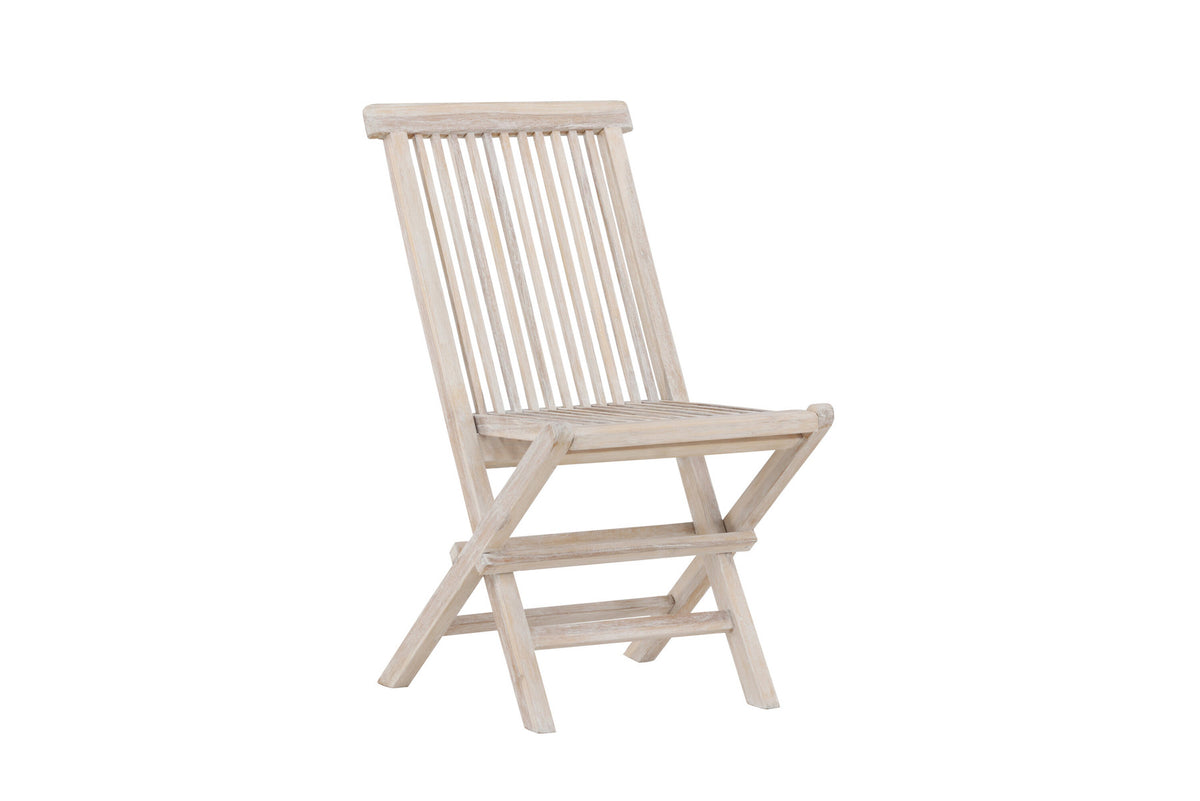 Kenya Gartenstuhl in Whitewash präsentiert im Onlineshop von KAQTU Design AG. Gartenstuhl ist von Venture Home