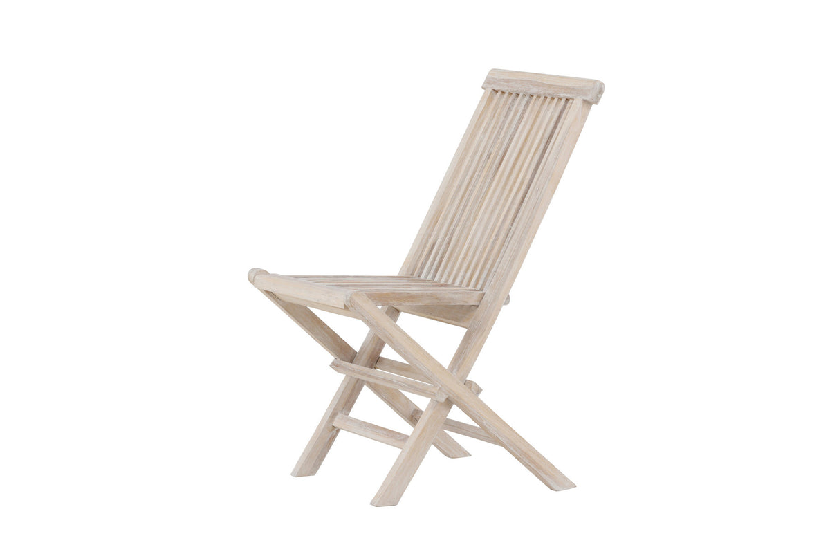 Kenya Gartenstuhl in Whitewash präsentiert im Onlineshop von KAQTU Design AG. Gartenstuhl ist von Venture Home