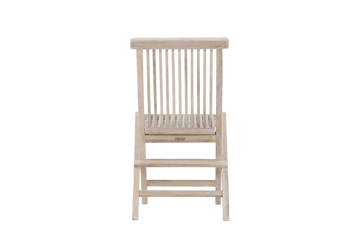Kenya Gartenstuhl in Whitewash präsentiert im Onlineshop von KAQTU Design AG. Gartenstuhl ist von Venture Home