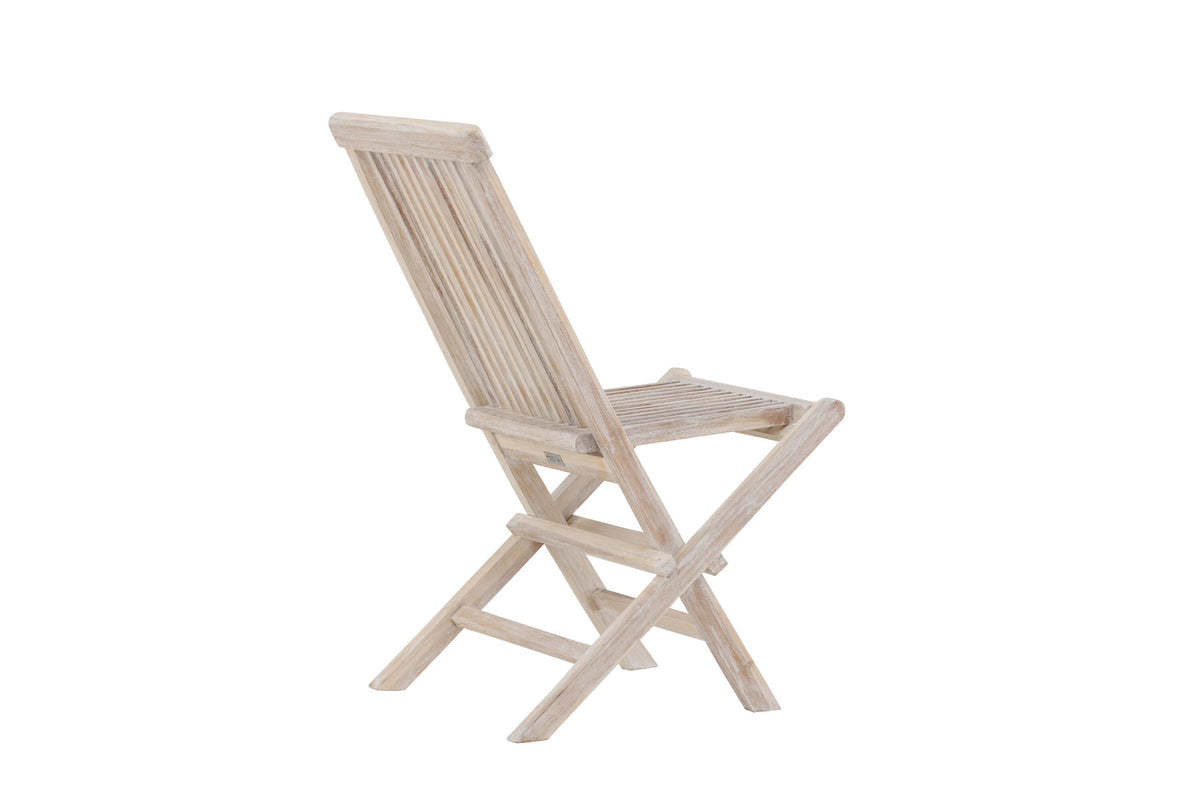 Kenya Gartenstuhl in Whitewash präsentiert im Onlineshop von KAQTU Design AG. Gartenstuhl ist von Venture Home