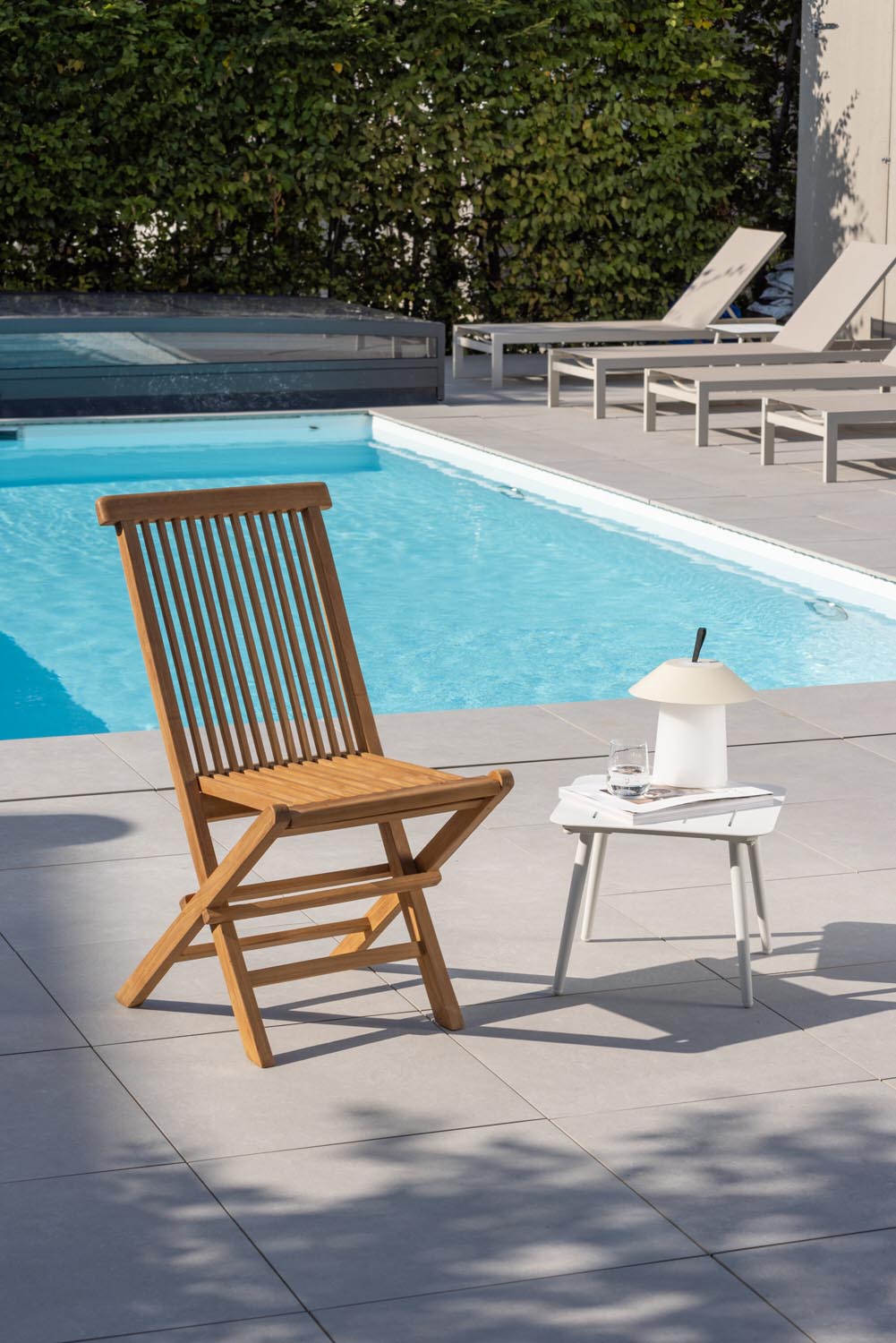 Kenya Gartenstuhl w/o in Natur präsentiert im Onlineshop von KAQTU Design AG. Gartenstuhl mit Armlehnen ist von Venture Home