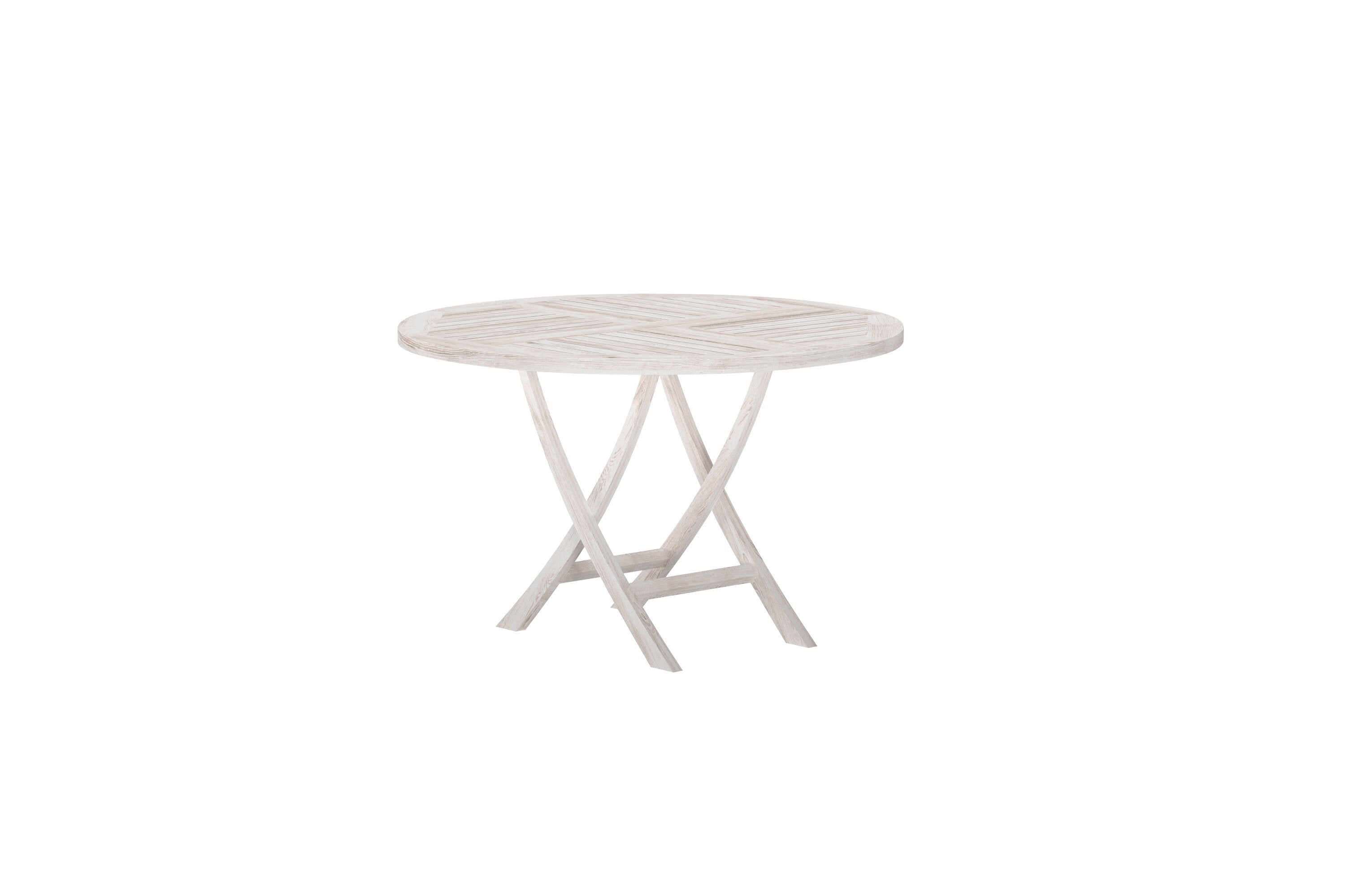 Eleganter runder Gartentisch Kenya von Venture Home, perfekt für entspannte Stunden im Freien, ideal für Garten und Terrasse.