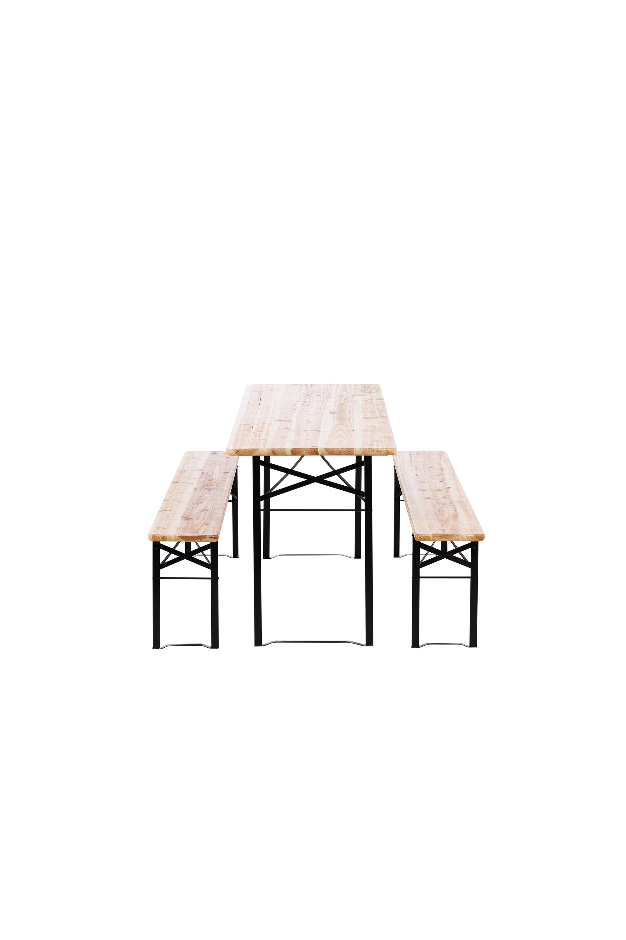 Guniess Outdoor-Tischset 200cm/2St. in Natur präsentiert im Onlineshop von KAQTU Design AG. Gartentischset ist von Venture Home