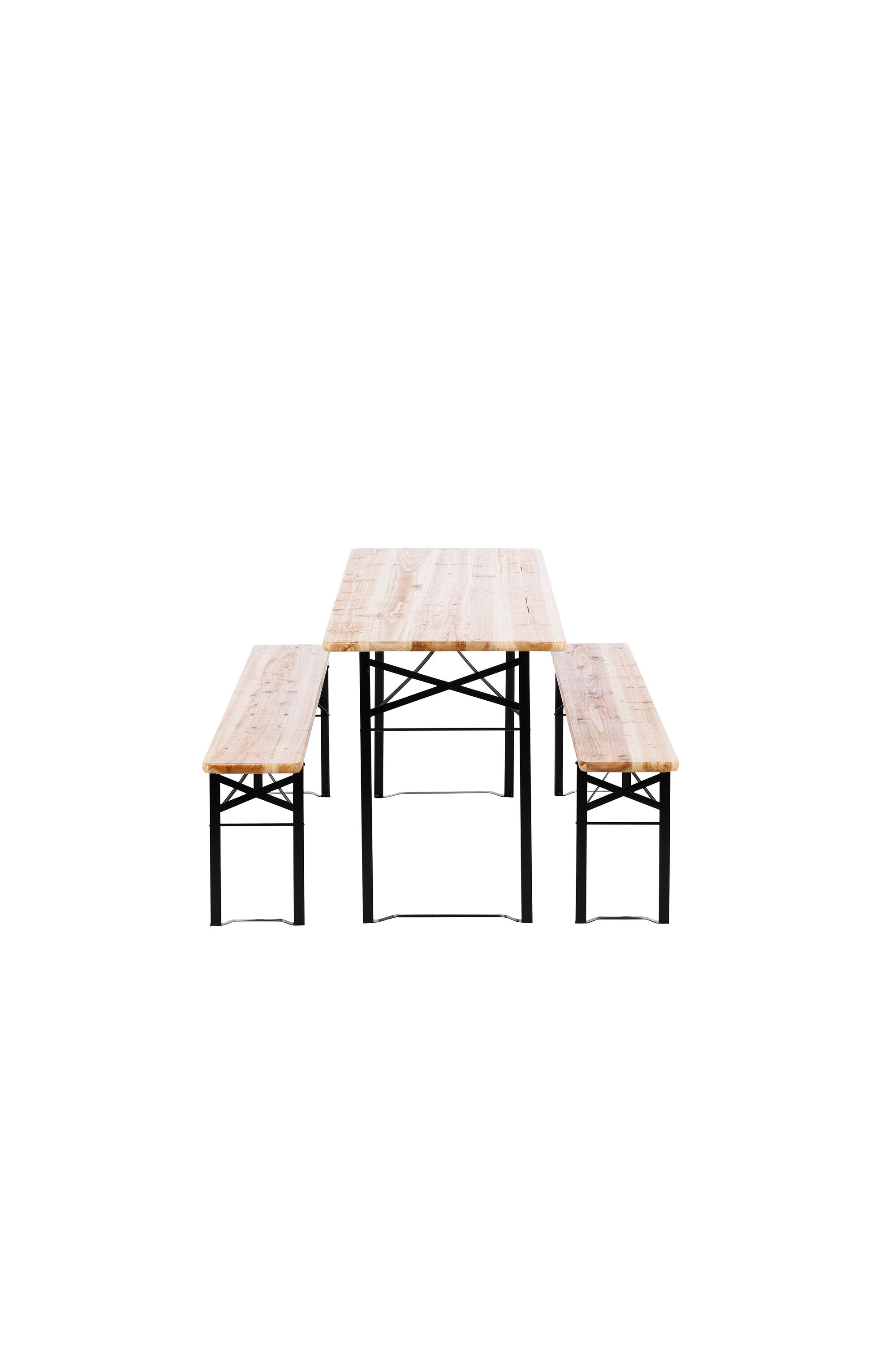 Guniess Outdoor-Tischset 200cm/2St. in Natur präsentiert im Onlineshop von KAQTU Design AG. Gartentischset ist von Venture Home