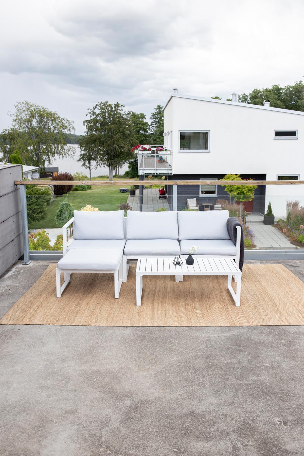 Salvador Sofagarnitur in Grau präsentiert im Onlineshop von KAQTU Design AG. Loungeset ist von Venture Home
